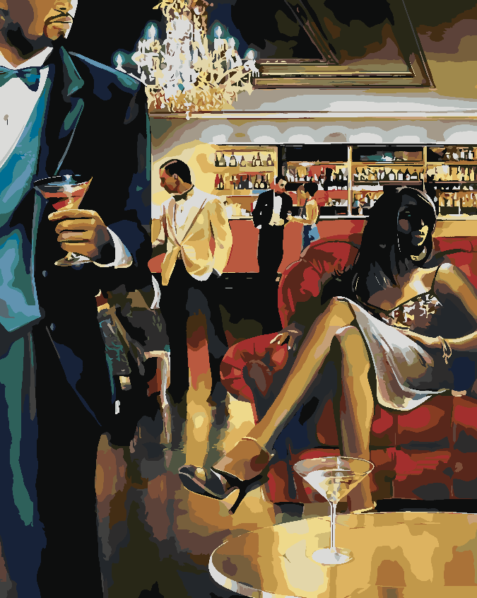 Malen nach Zahlen - Late-Night Bar 4225