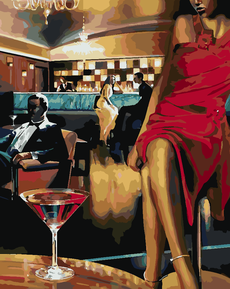 Malen nach Zahlen - Late-Night Bar 4226