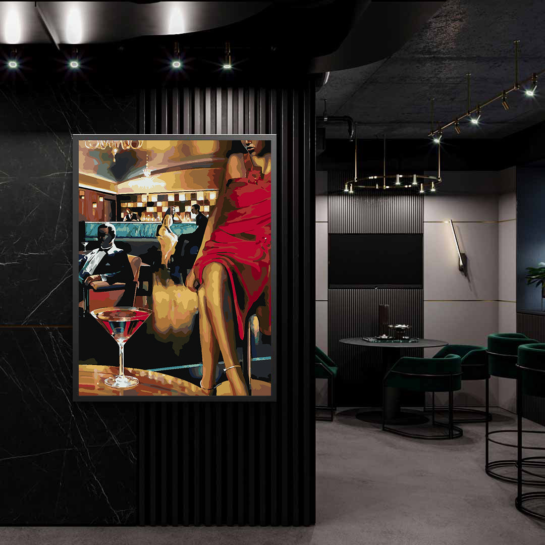 Malen nach Zahlen - Late-Night Bar 4226