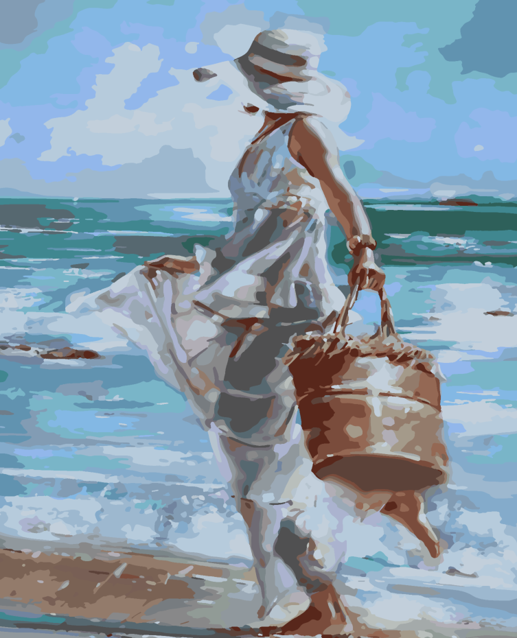 Malen nach Zahlen - Meereslandschaft 4228