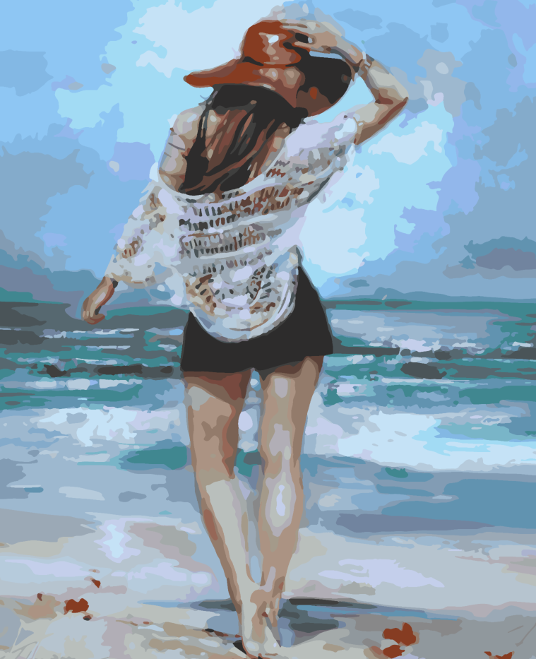 Malen nach Zahlen - Meereslandschaft 4229