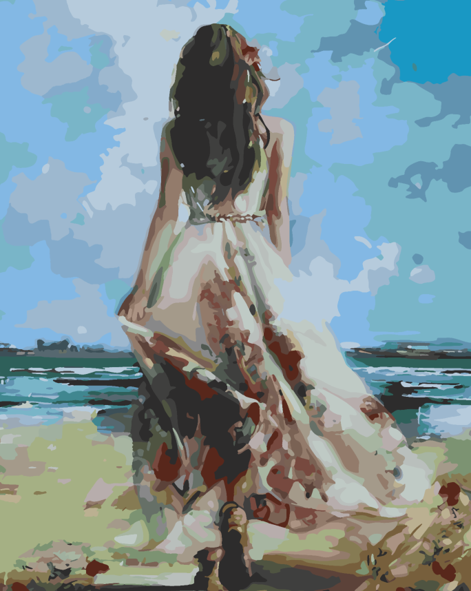 Malen nach Zahlen - Meereslandschaft 4231