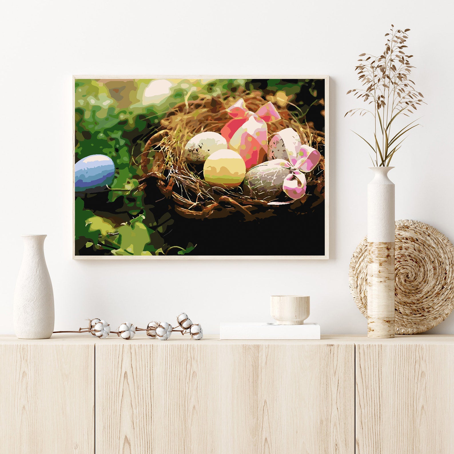 Pictura pe numere - Ouă de Paște 4234