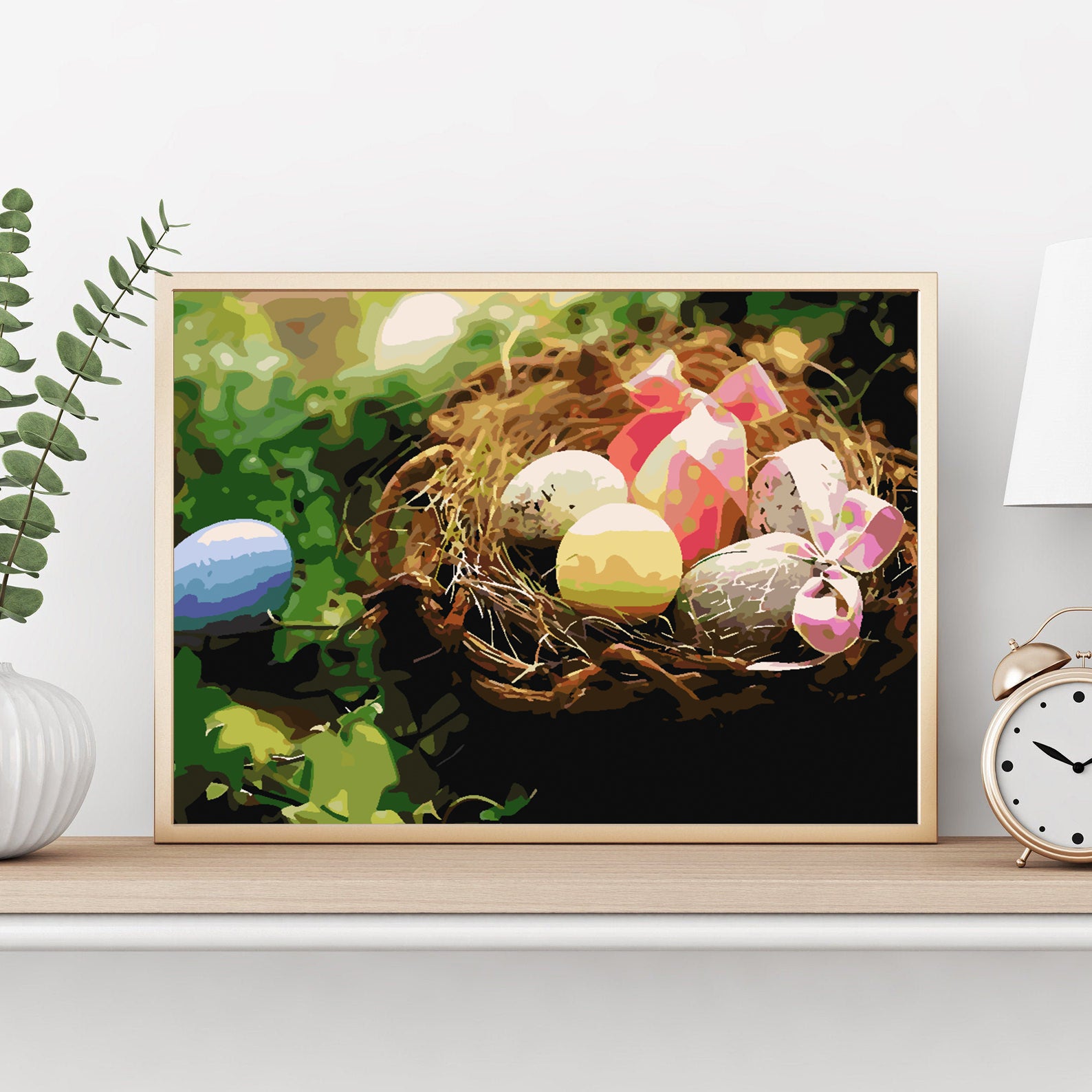 Pictura pe numere - Ouă de Paște 4234