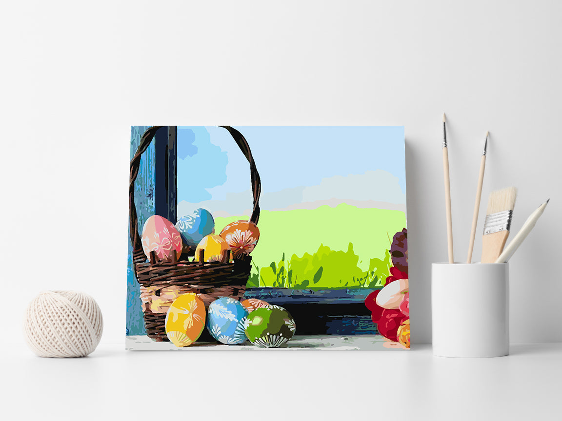 Malen nach Zahlen - Ostereier 4236