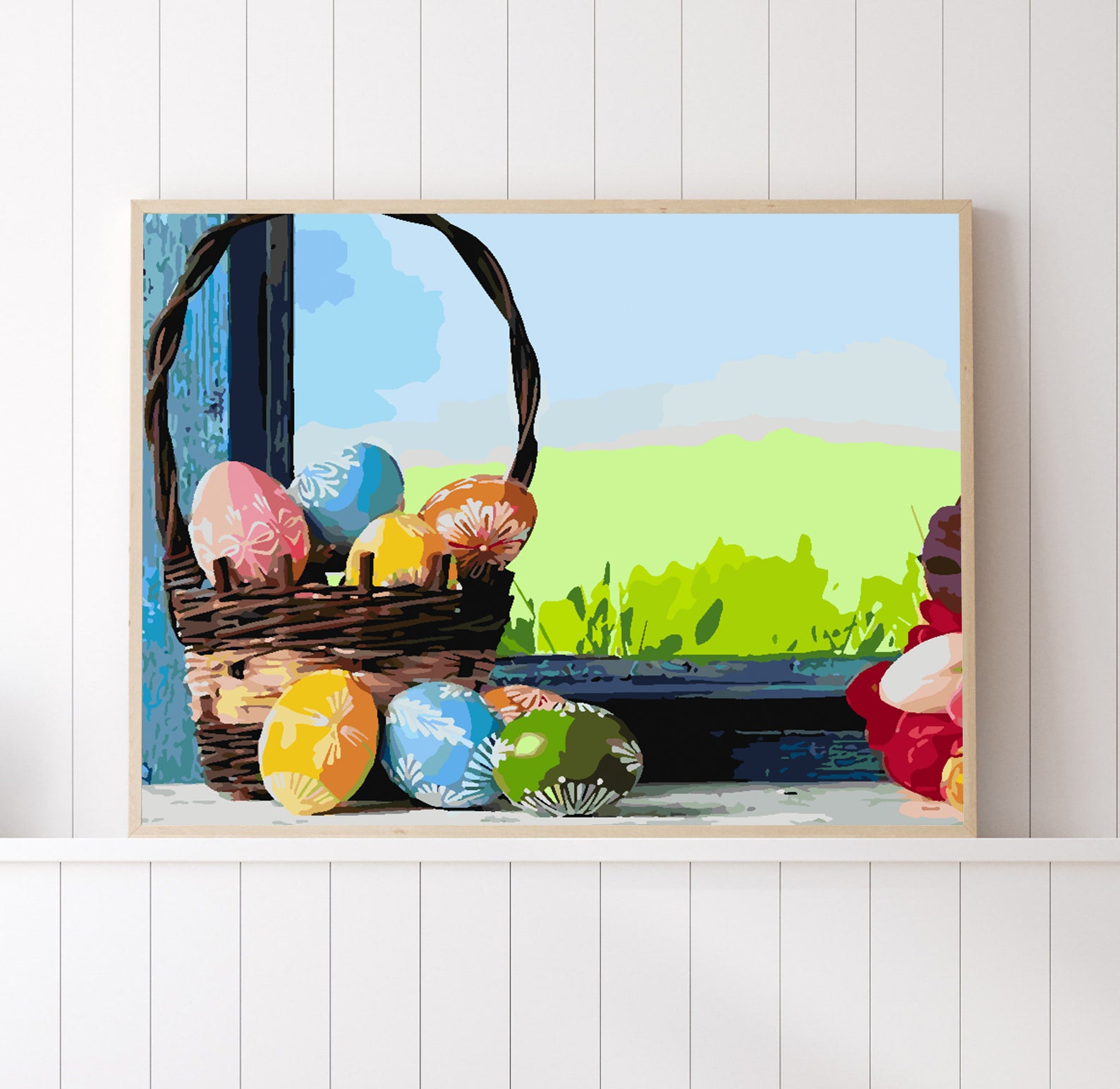 Pictura pe numere - Ouă de Paște 4236