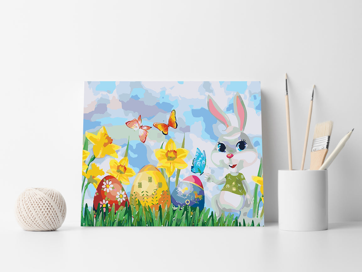 Pictura pe numere - Iepuraș de Paște 4243