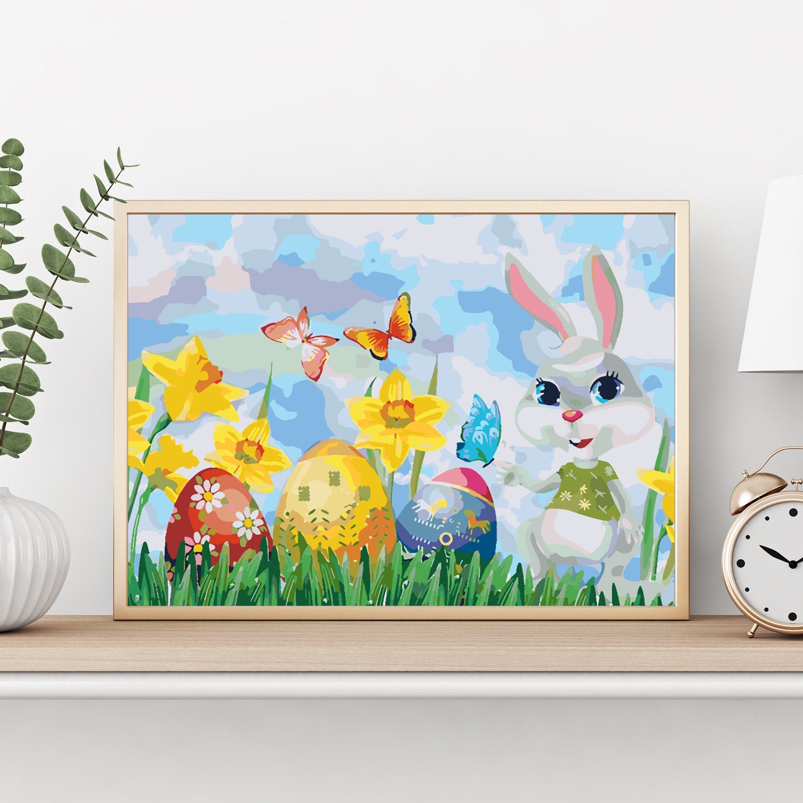 Malen nach Zahlen - Osterhase 4243