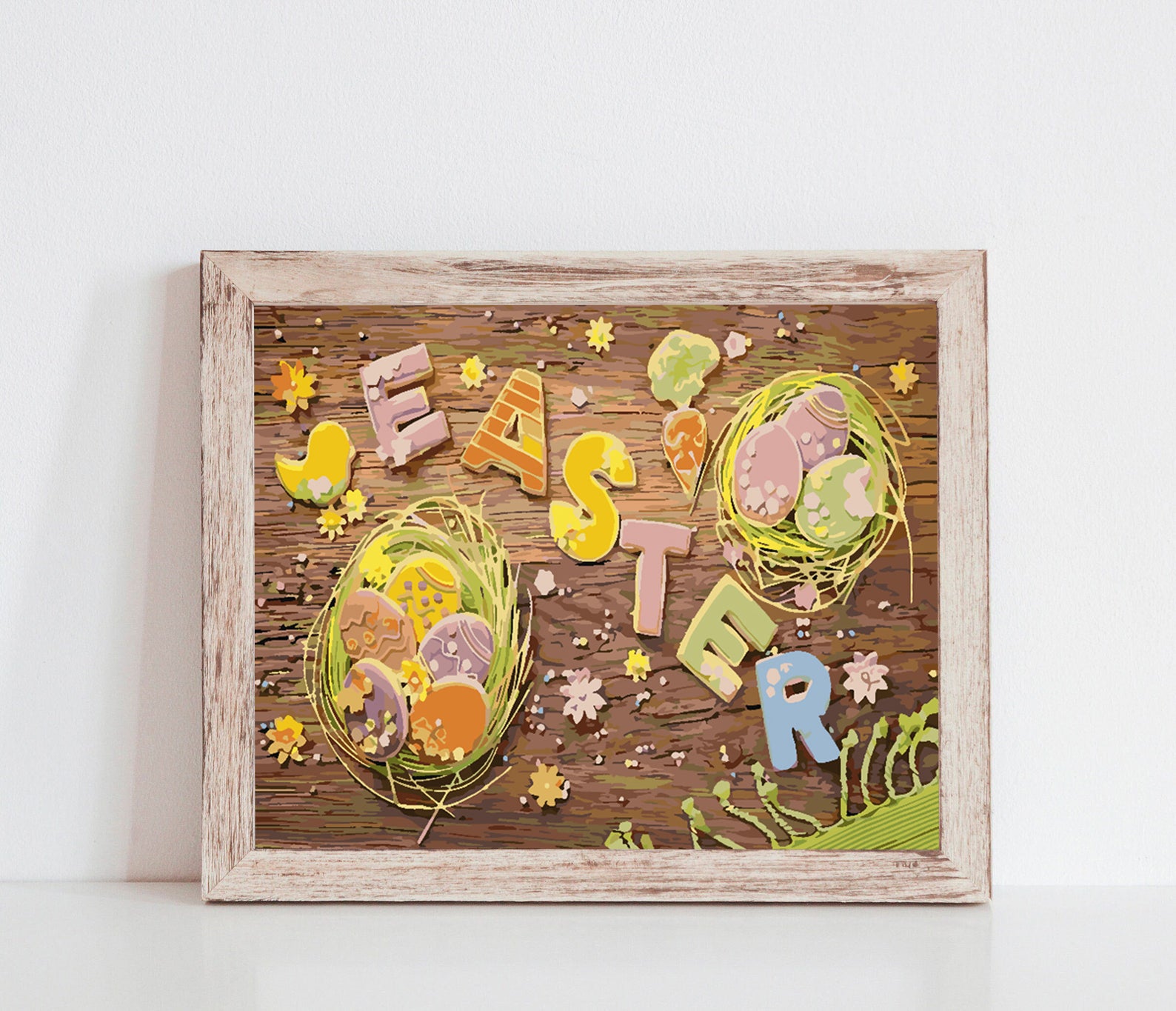 Malen nach Zahlen - Ostern 4244