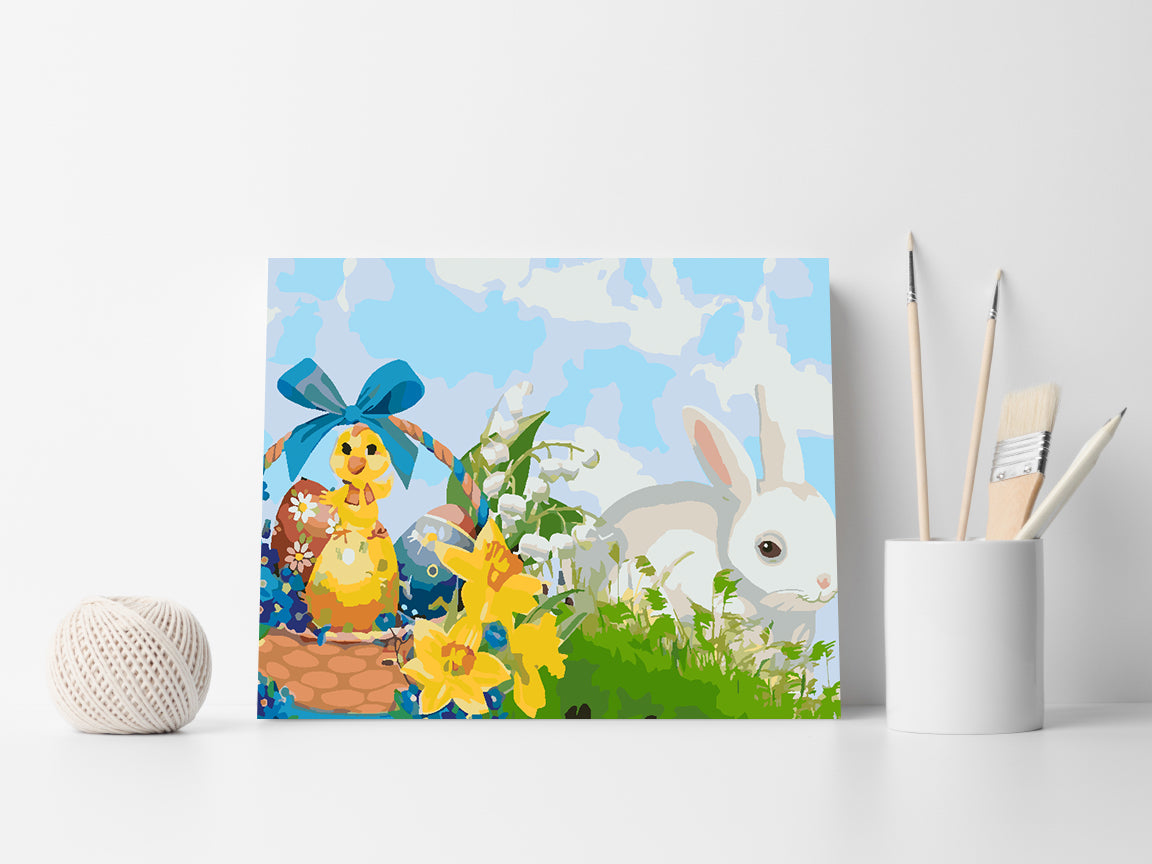 Pictura pe numere - Iepuraș de Paște 4245