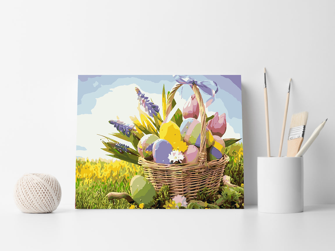 Pictura pe numere - Lalele și Ouă de Paște 4246