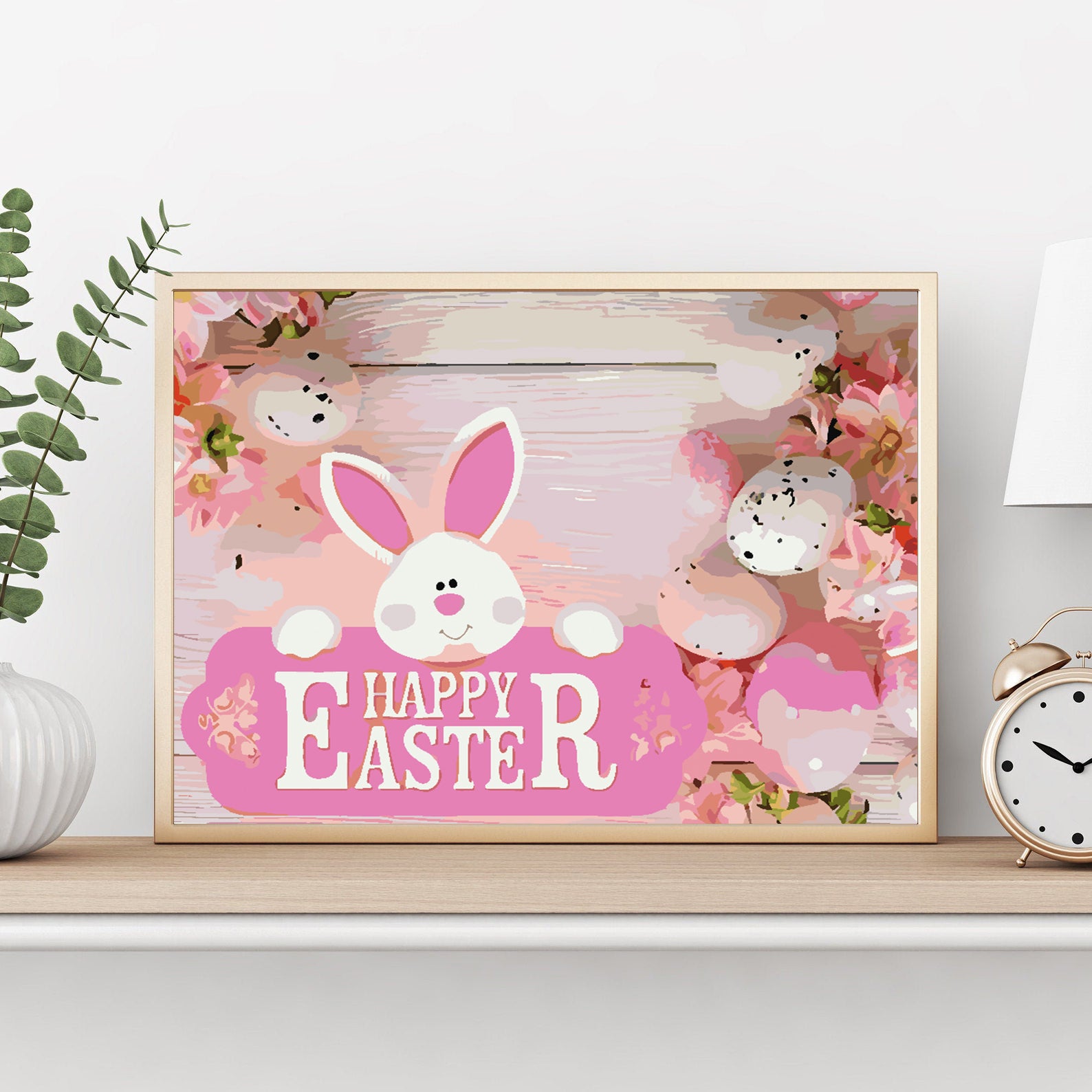 Malen nach Zahlen - Frohe Ostern 4247