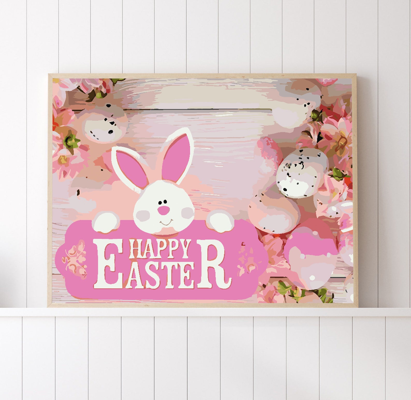 Malen nach Zahlen - Frohe Ostern 4247