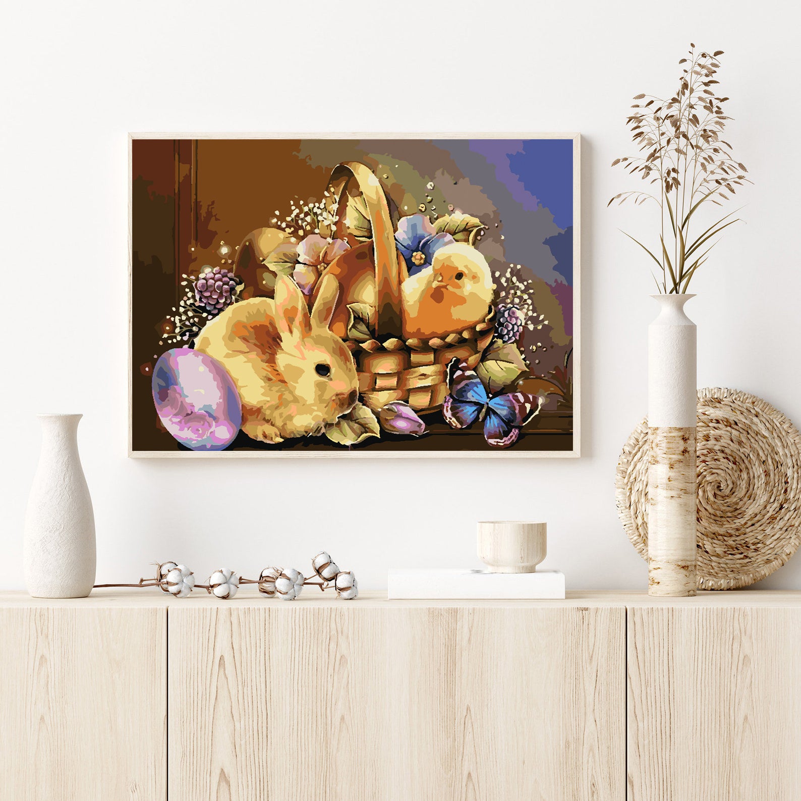 Malen nach Zahlen - Osterkörbchen 4248