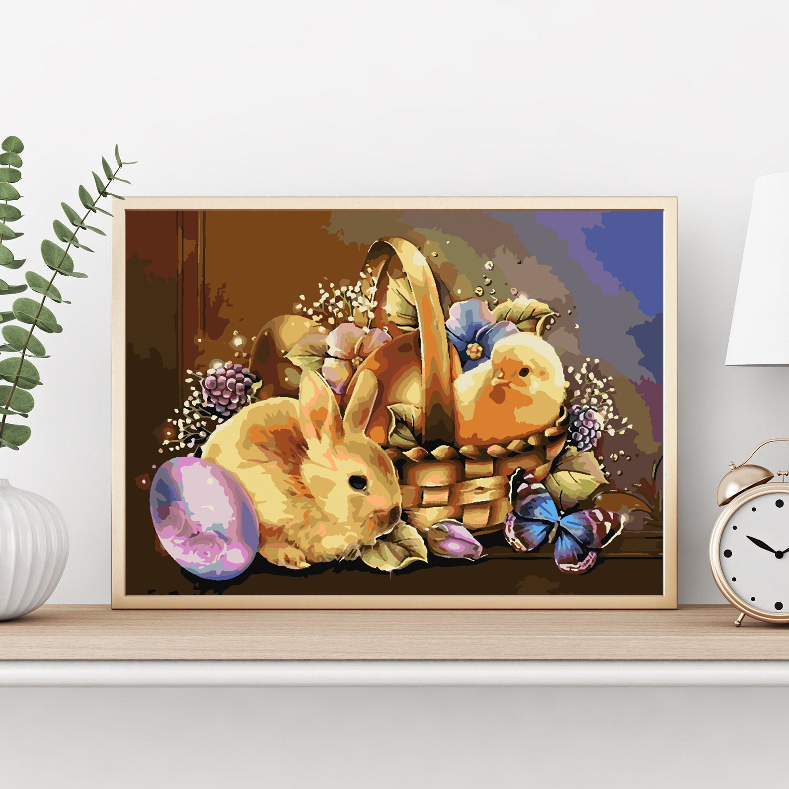 Malen nach Zahlen - Osterkörbchen 4248