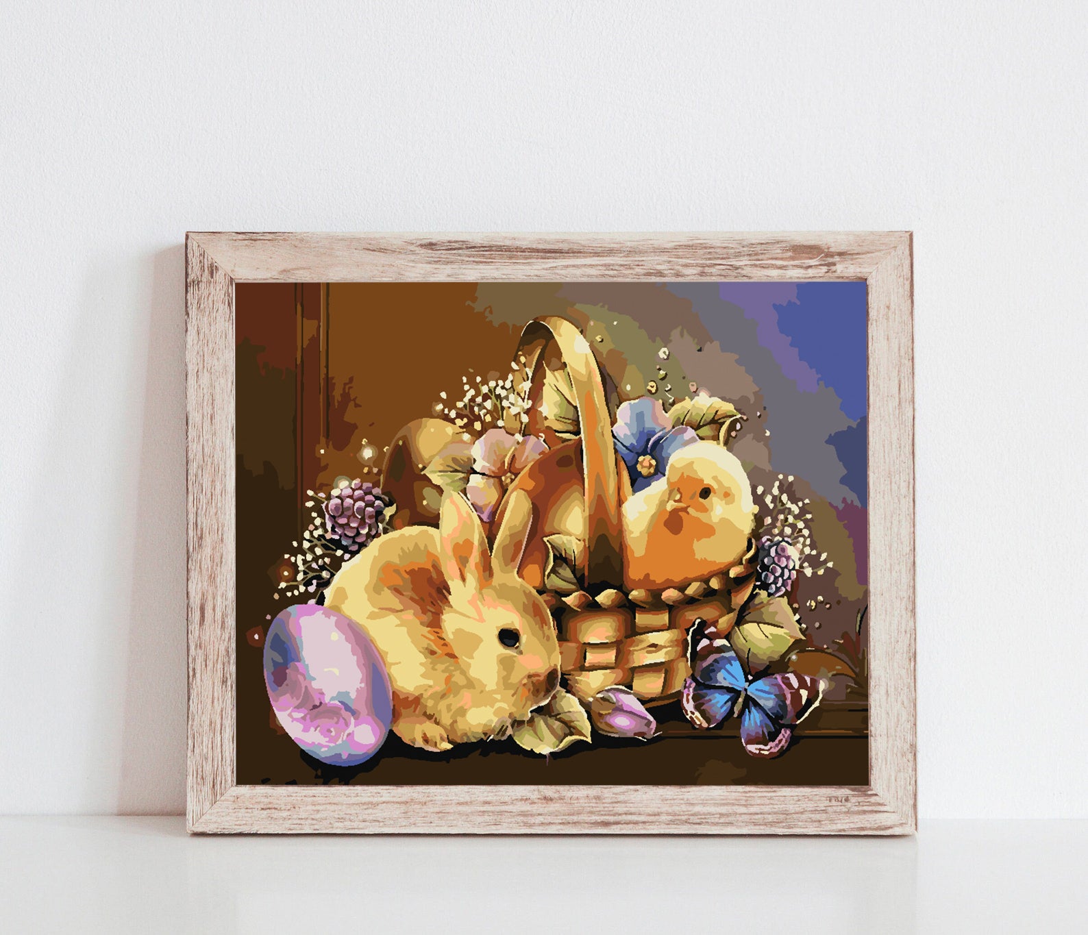 Malen nach Zahlen - Osterkörbchen 4248