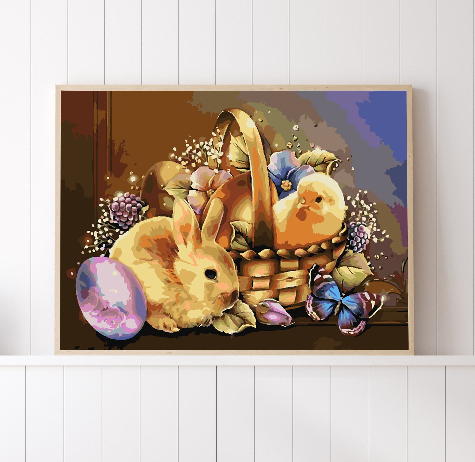 Malen nach Zahlen - Osterkörbchen 4248