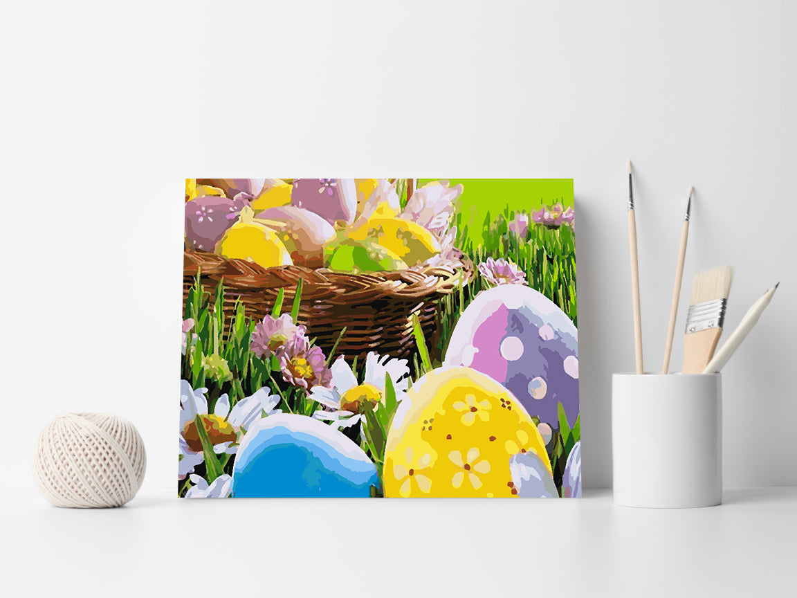 Pictura pe numere - Ouă de Paște 4249