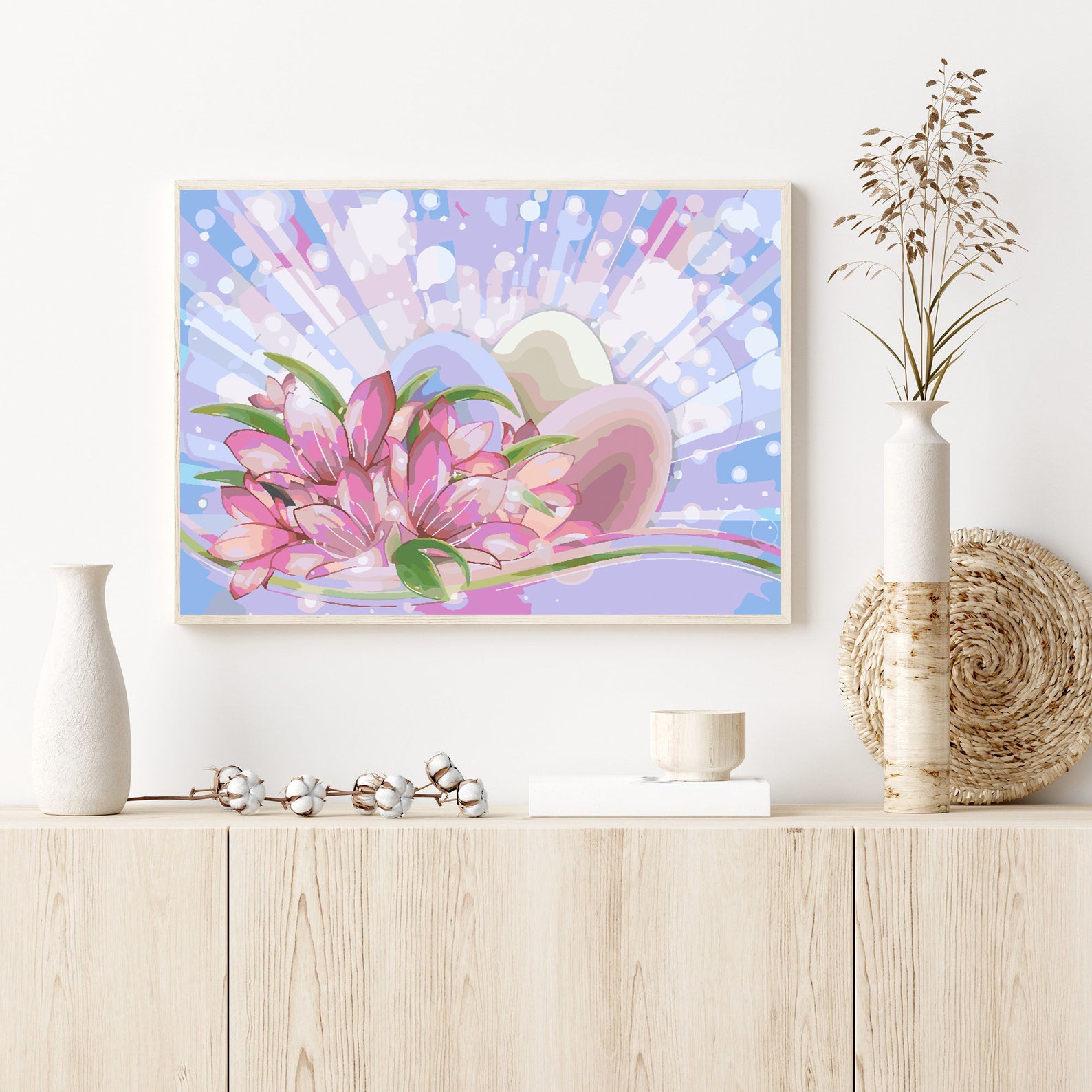 Pictura pe numere - Lalele și Ouă de Paște 4250