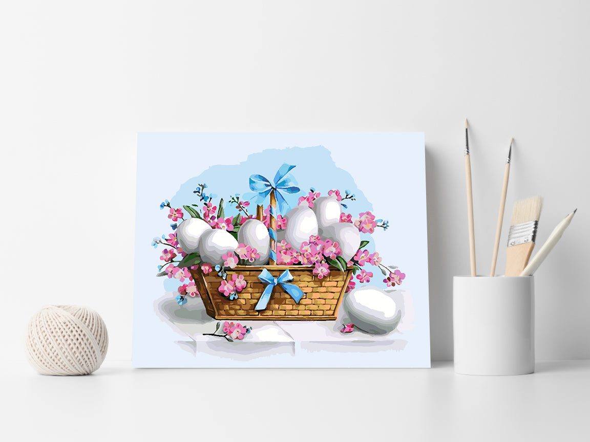 Malen nach Zahlen - Osterkörbchen 4251