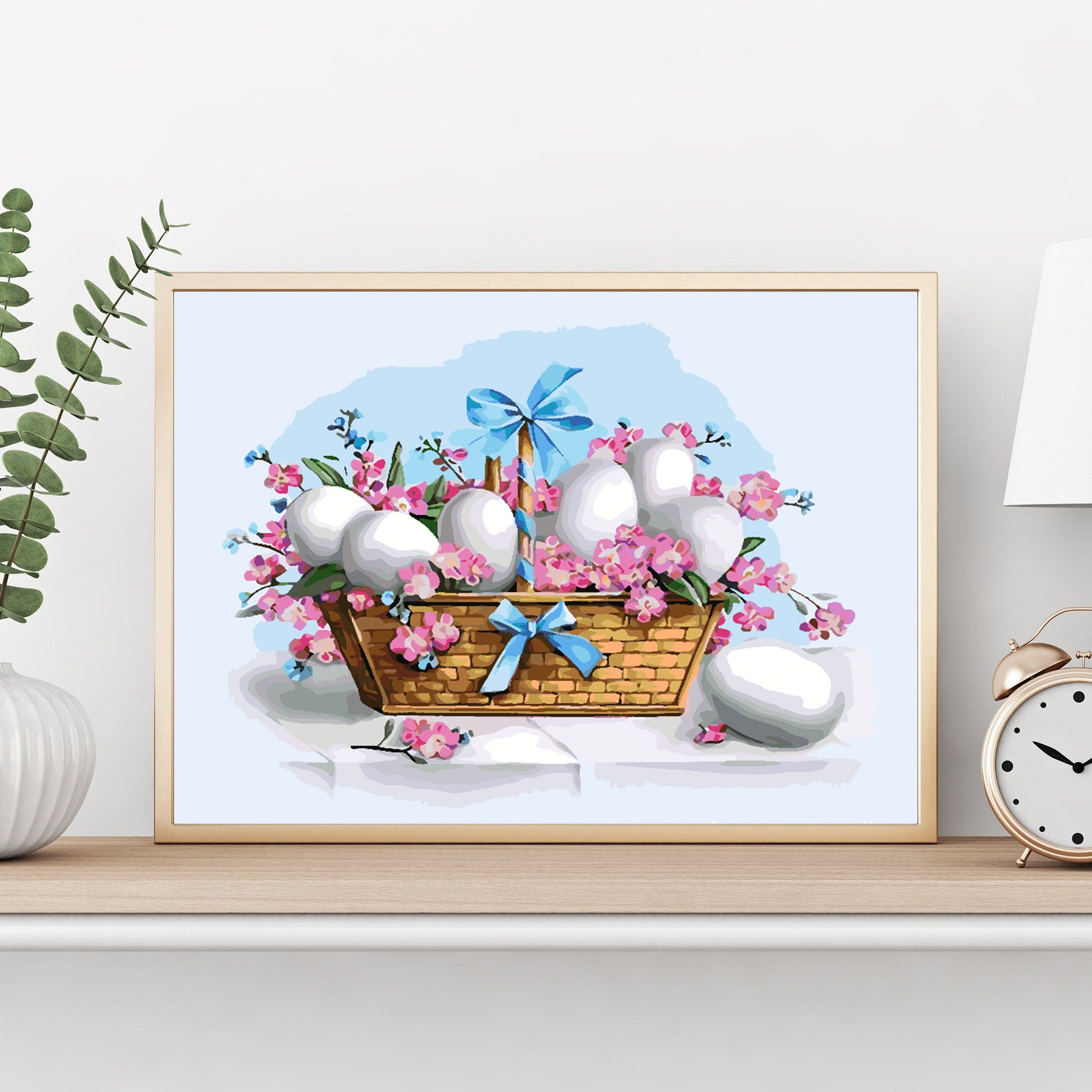 Malen nach Zahlen - Osterkörbchen 4251