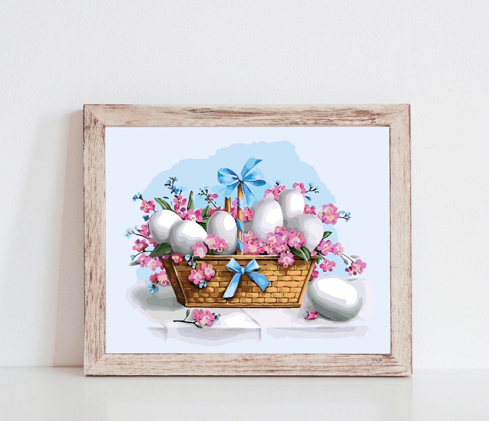 Malen nach Zahlen - Osterkörbchen 4251