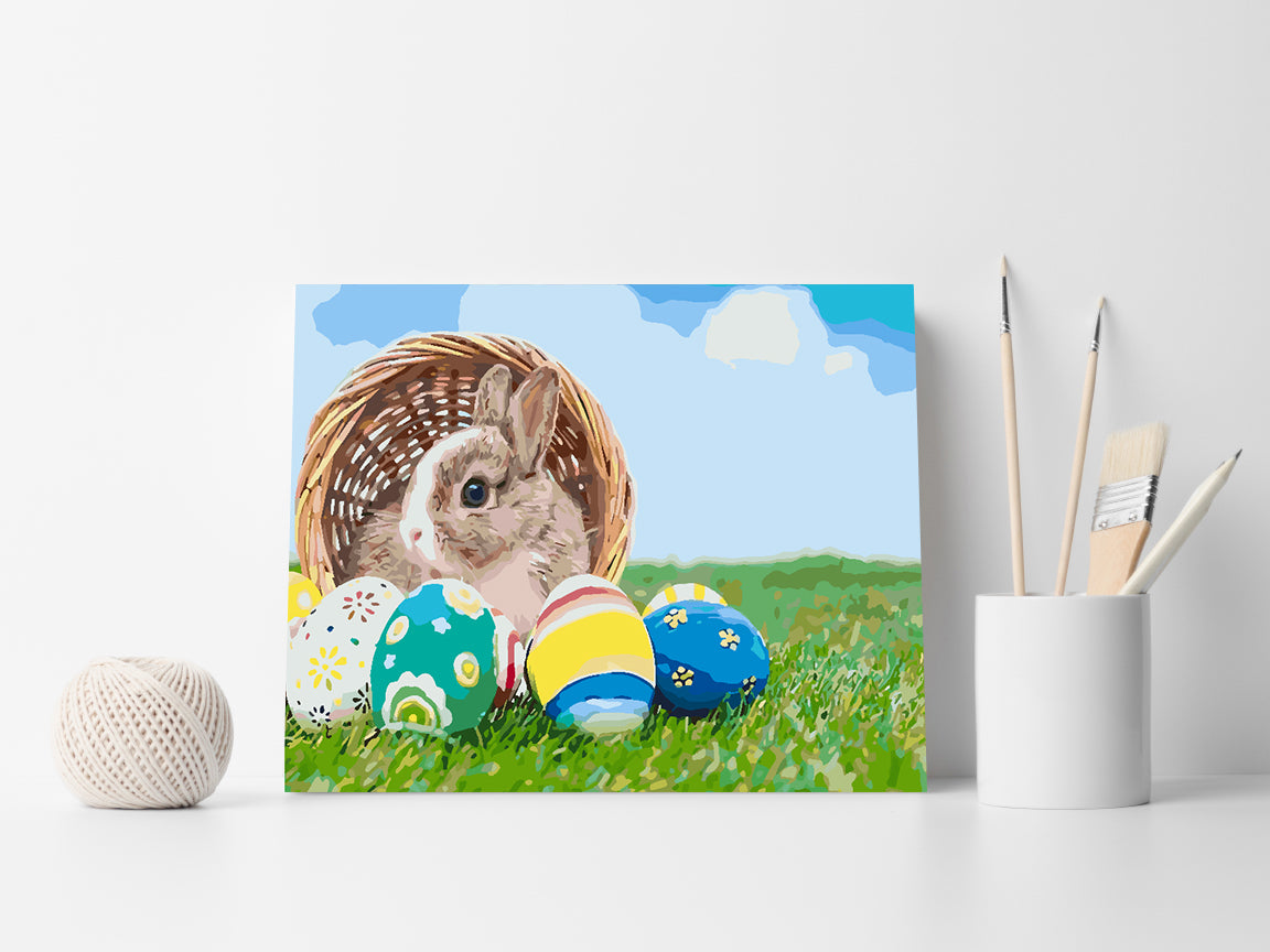 Pictura pe numere - Iepuraș de Paște 4252