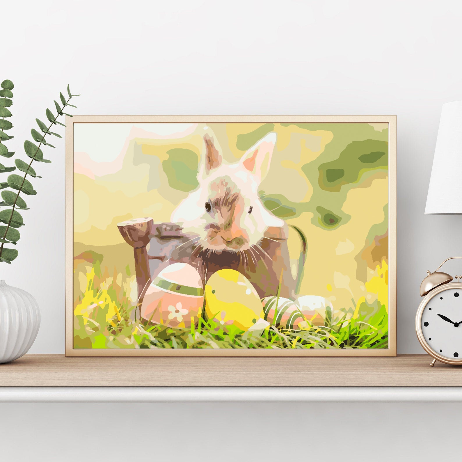 Peinture par numéros - Panier de Pâques 4255