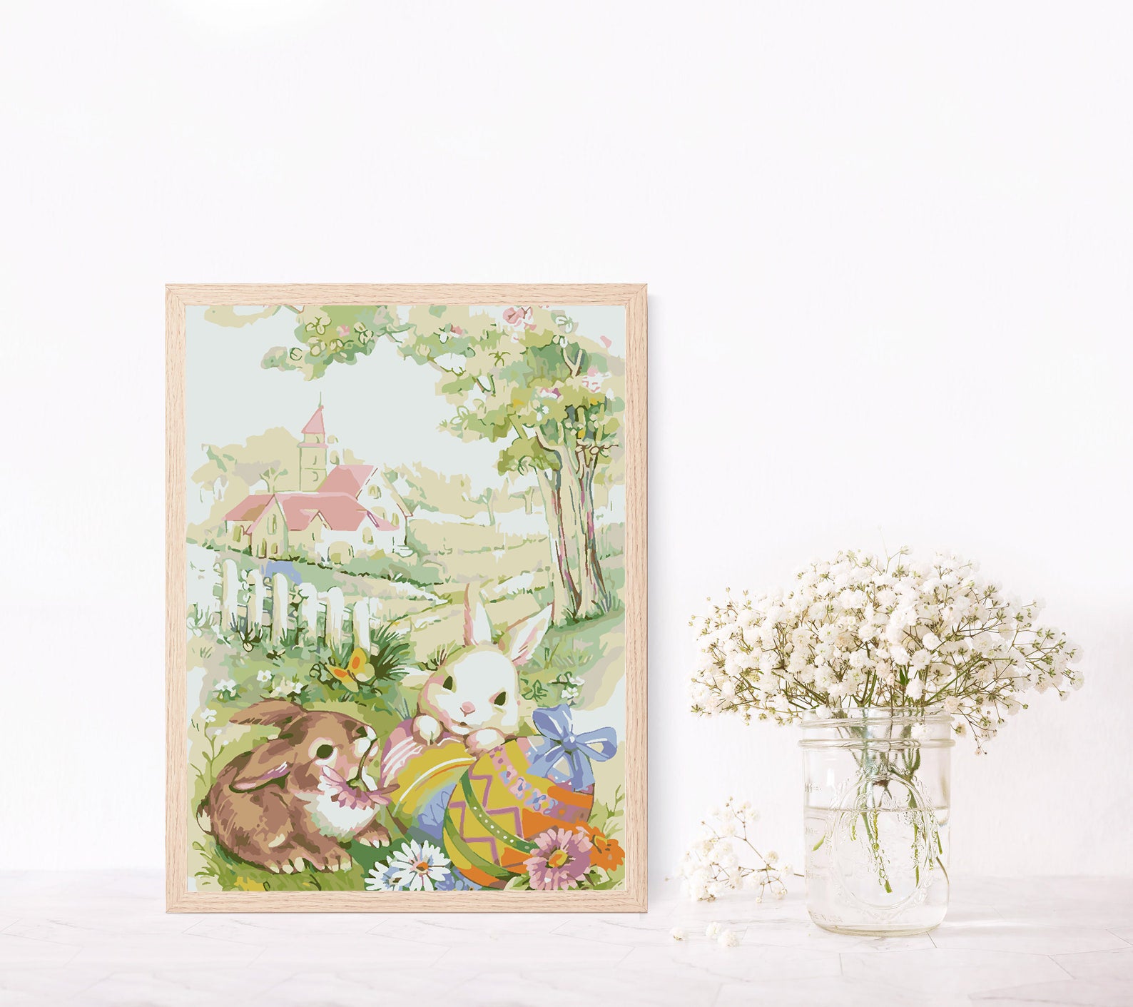 Malen nach Zahlen - Osterhasen 4256