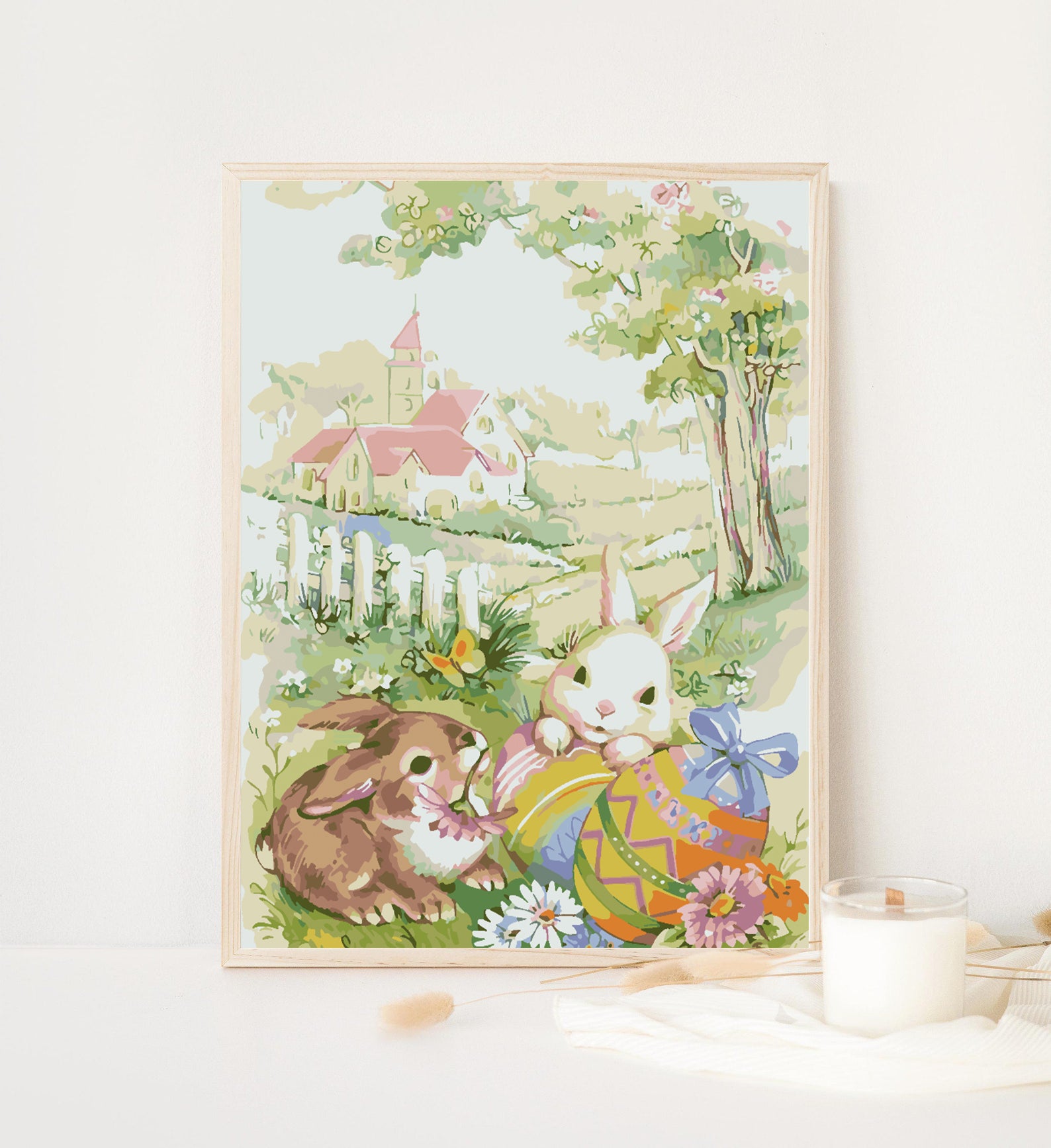 Malen nach Zahlen - Osterhasen 4256