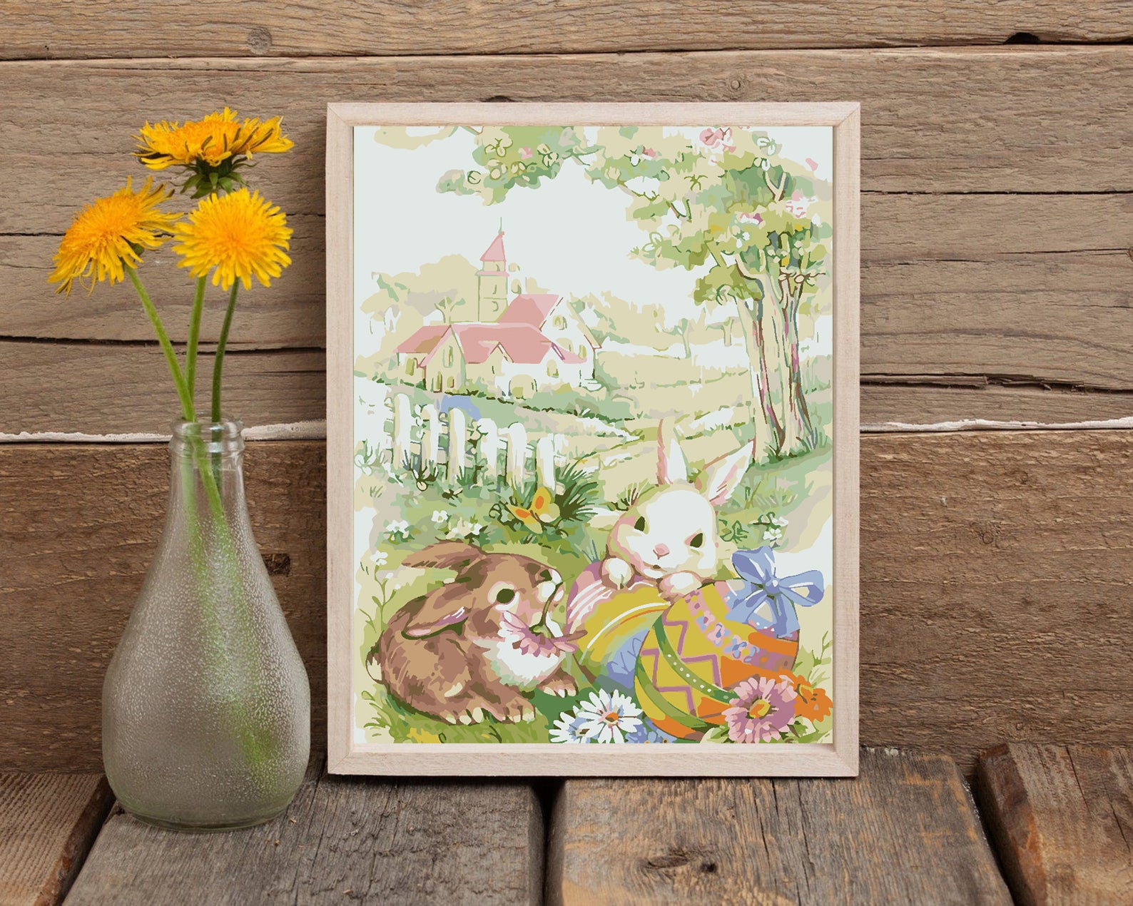 Malen nach Zahlen - Osterhasen 4256