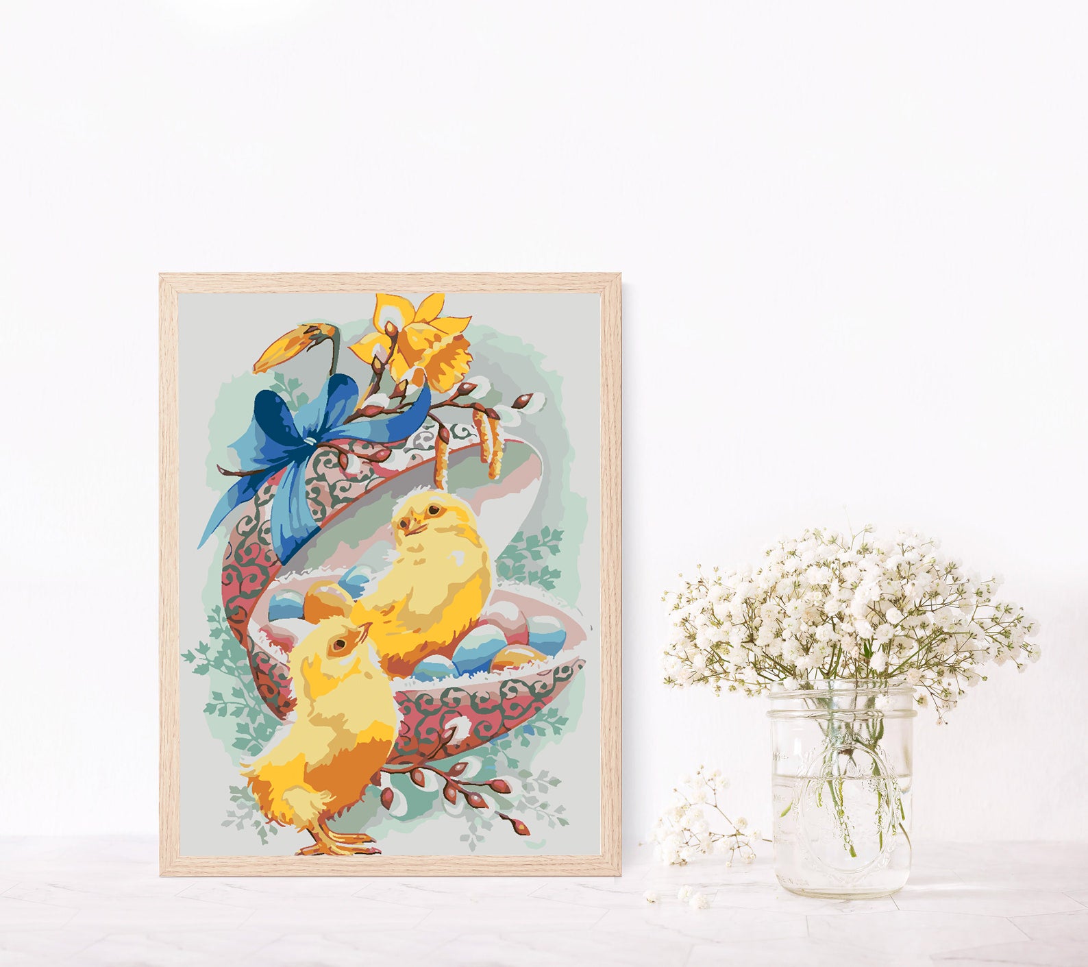 Malen nach Zahlen - Ostern 4257