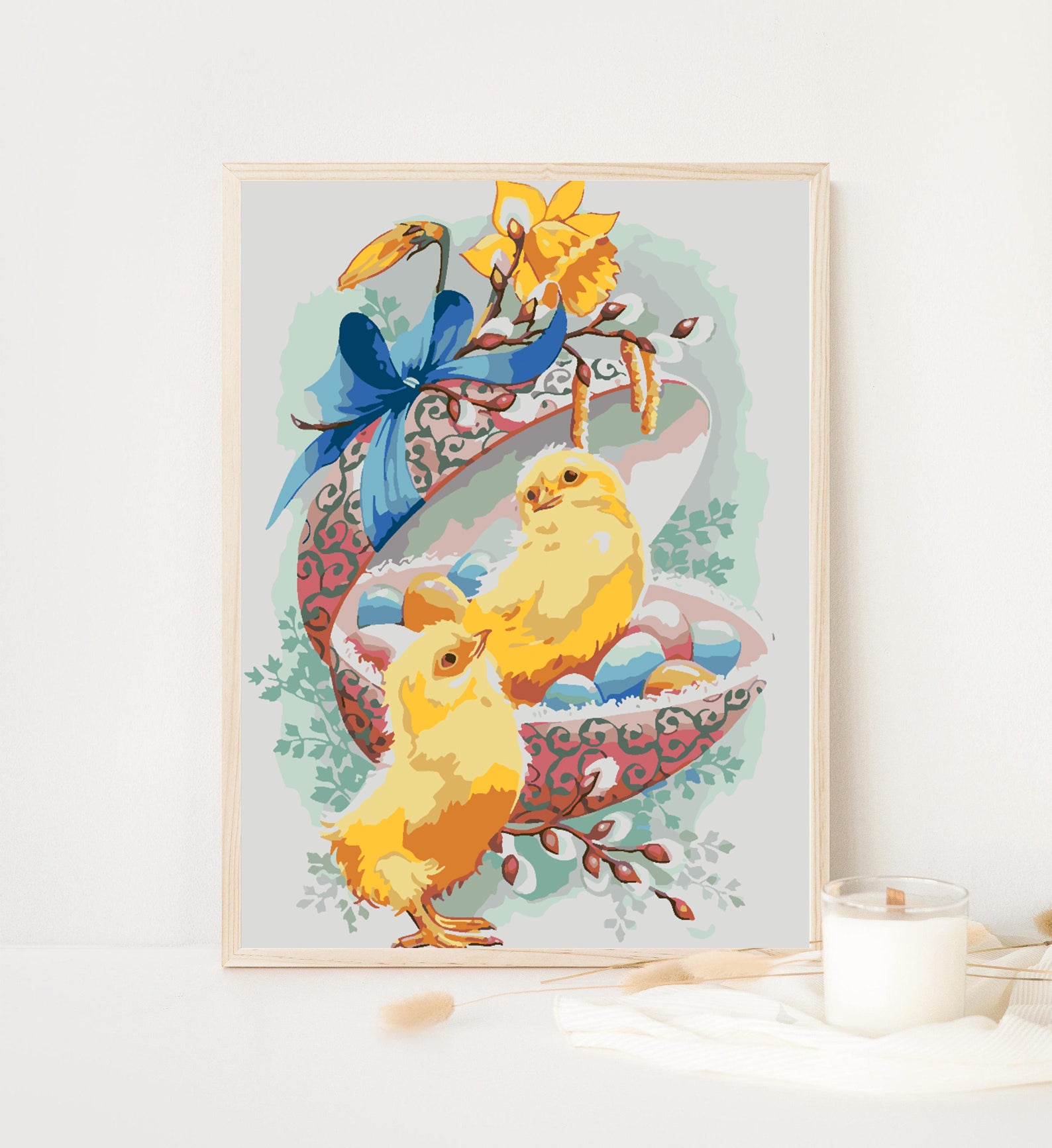 Malen nach Zahlen - Ostern 4257