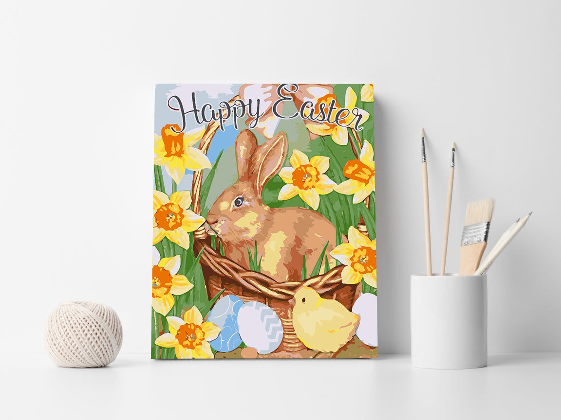 Pictura pe numere - Paște Fericit 4258