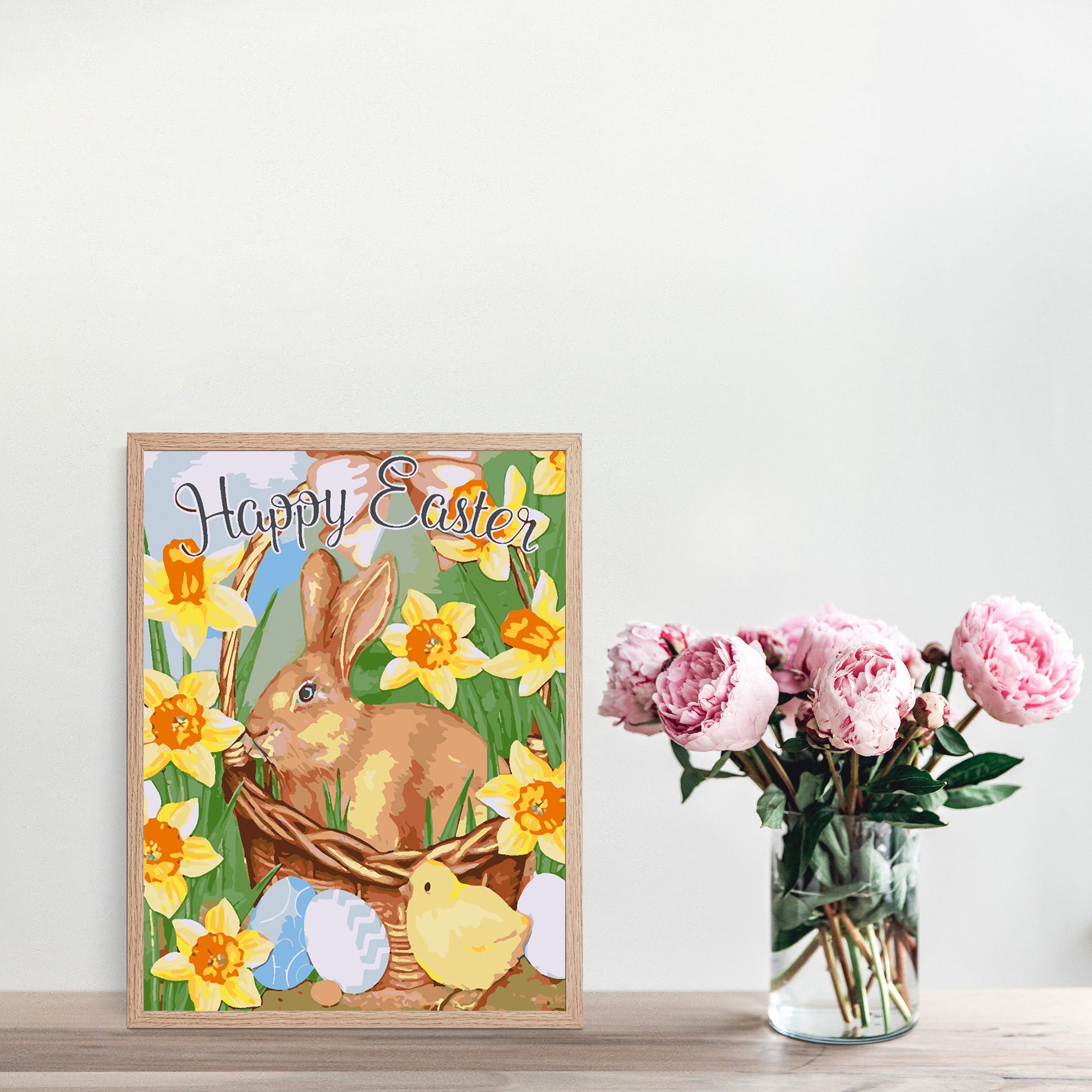 Malen nach Zahlen - Frohe Ostern 4258