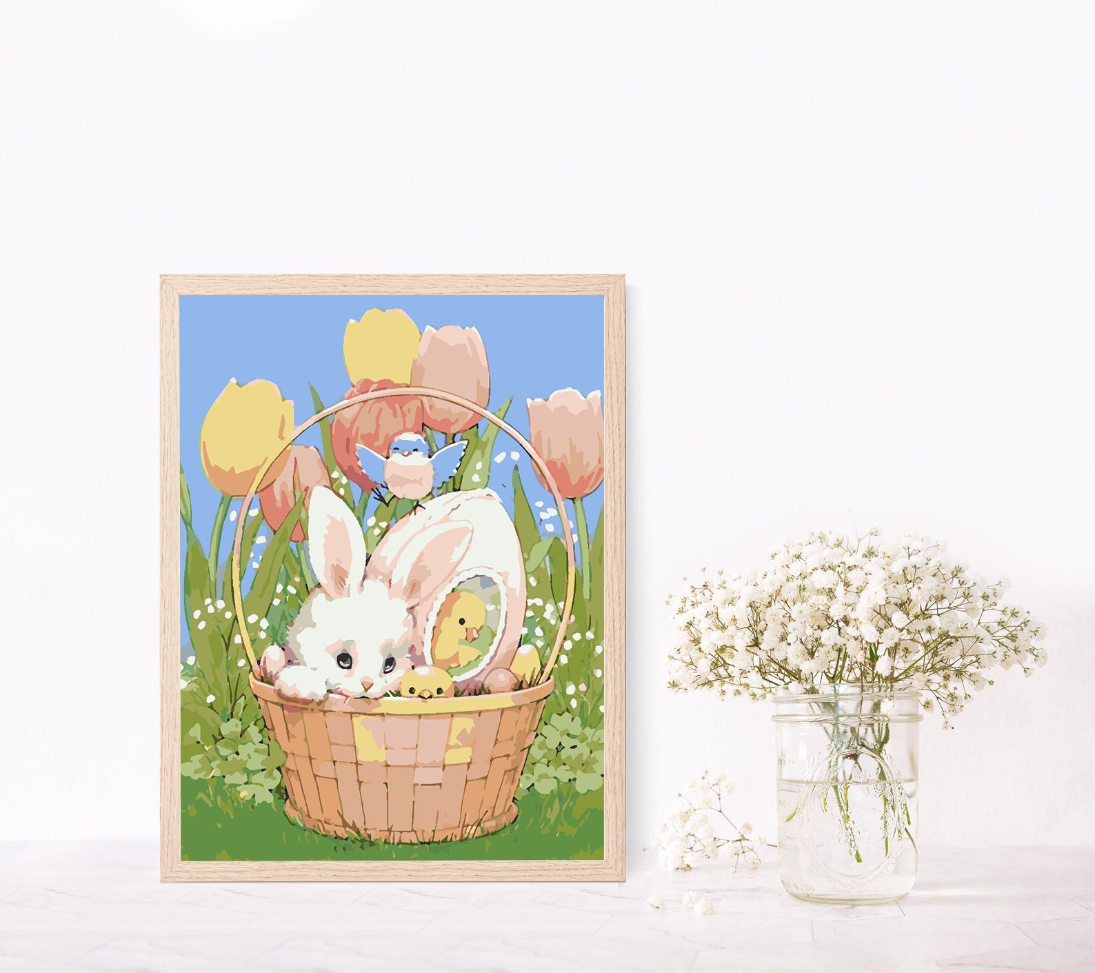 Malen nach Zahlen - Osterkörbchen 4259