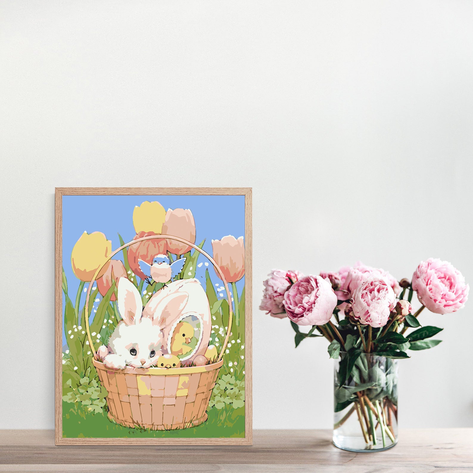 Malen nach Zahlen - Osterkörbchen 4259