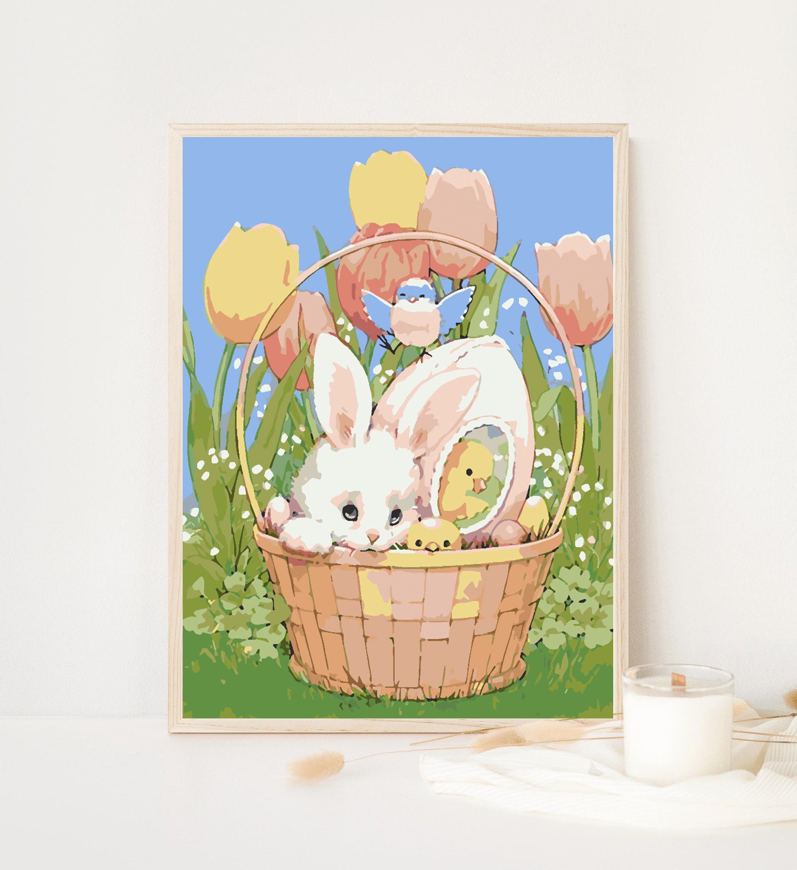 Malen nach Zahlen - Osterkörbchen 4259