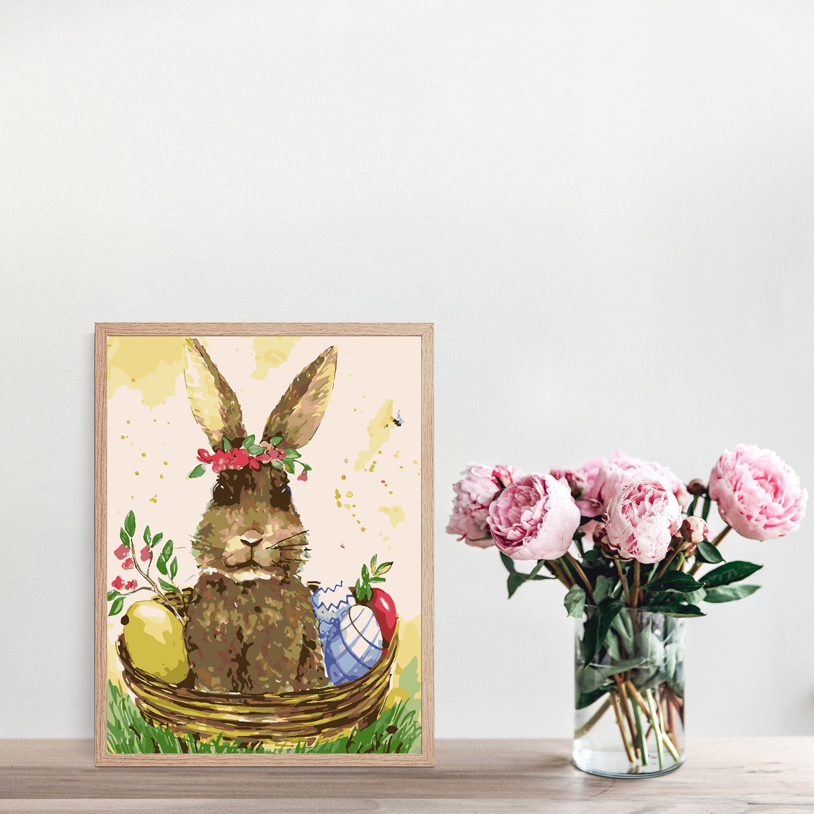 Malen nach Zahlen - Hase 4260