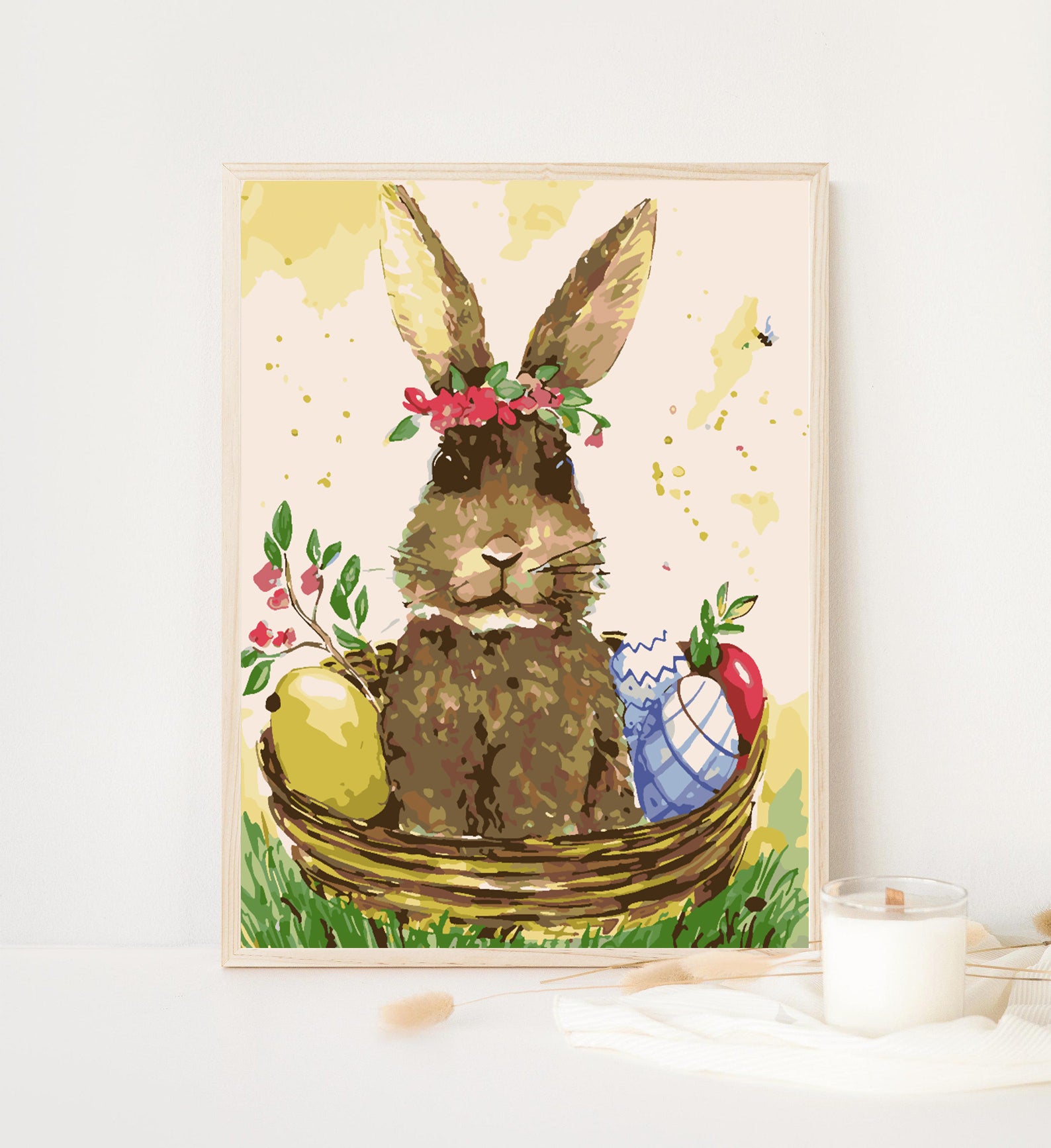 Malen nach Zahlen - Hase 4260