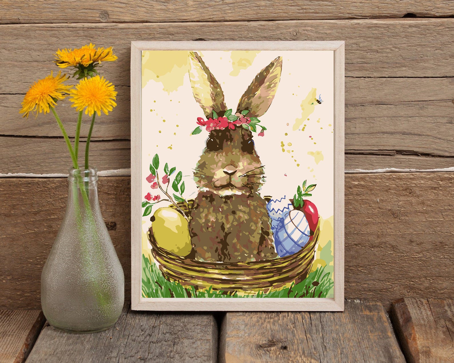 Malen nach Zahlen - Hase 4260