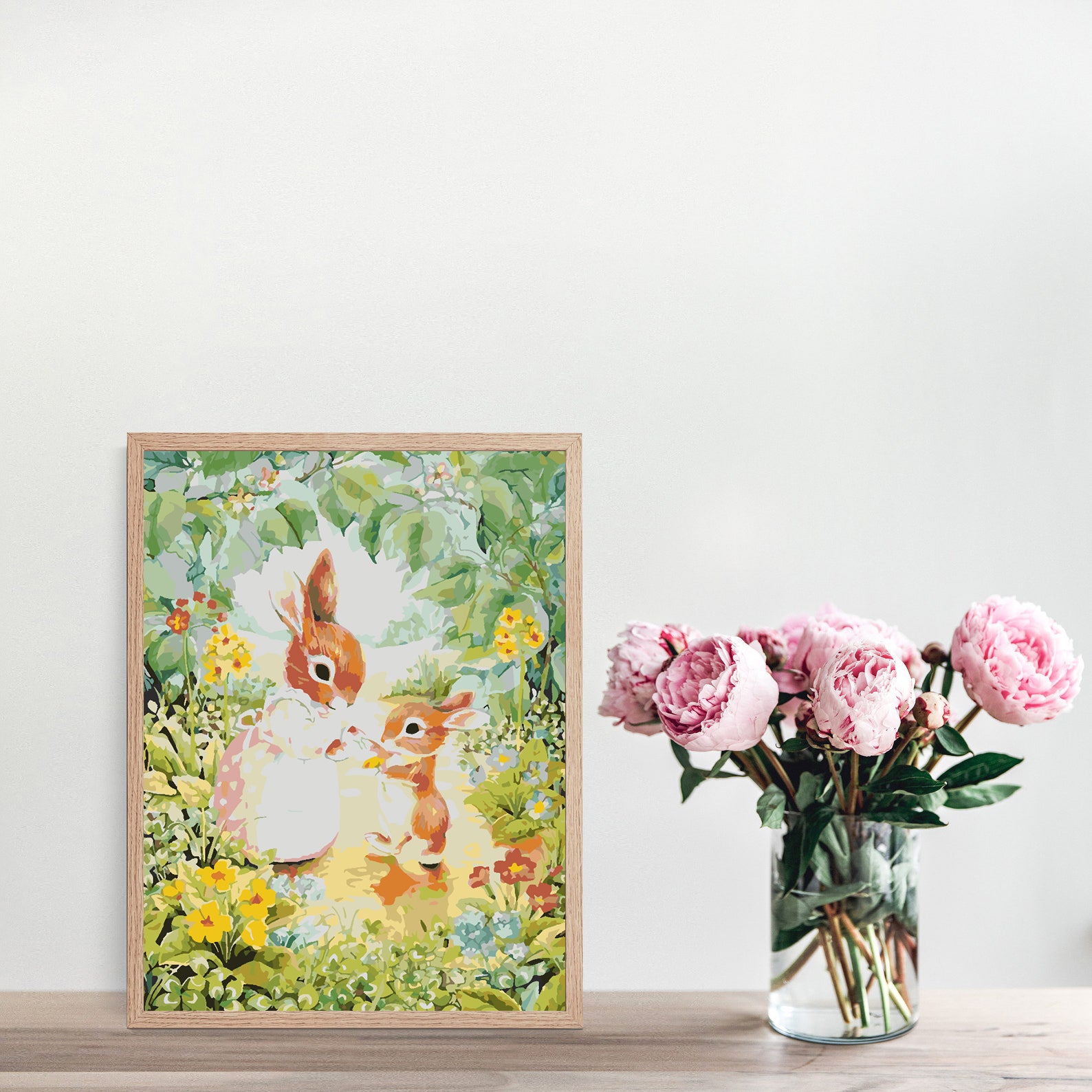 Malen nach Zahlen - Häschen 4261