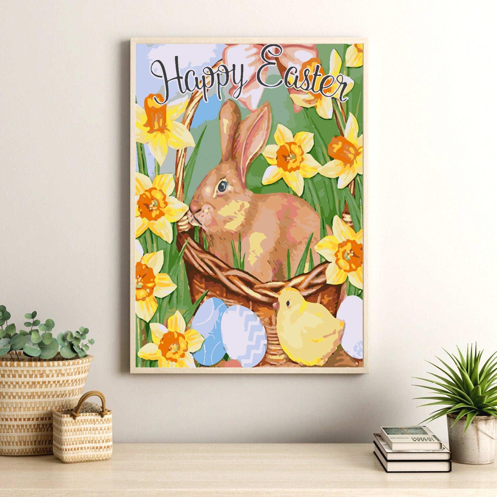 Malen nach Zahlen - Frohe Ostern 4269