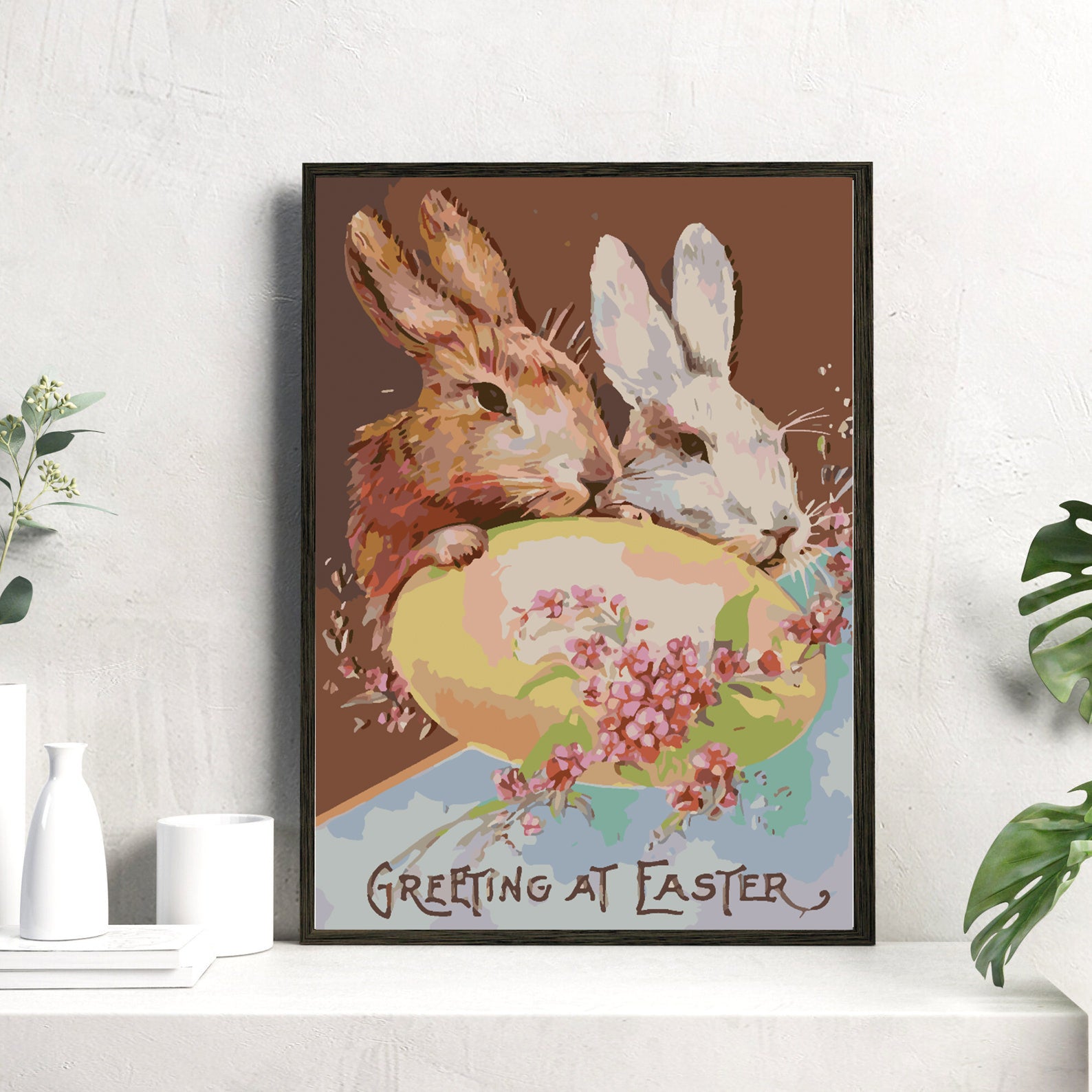 Malen nach Zahlen - Grüße zu Ostern 4271