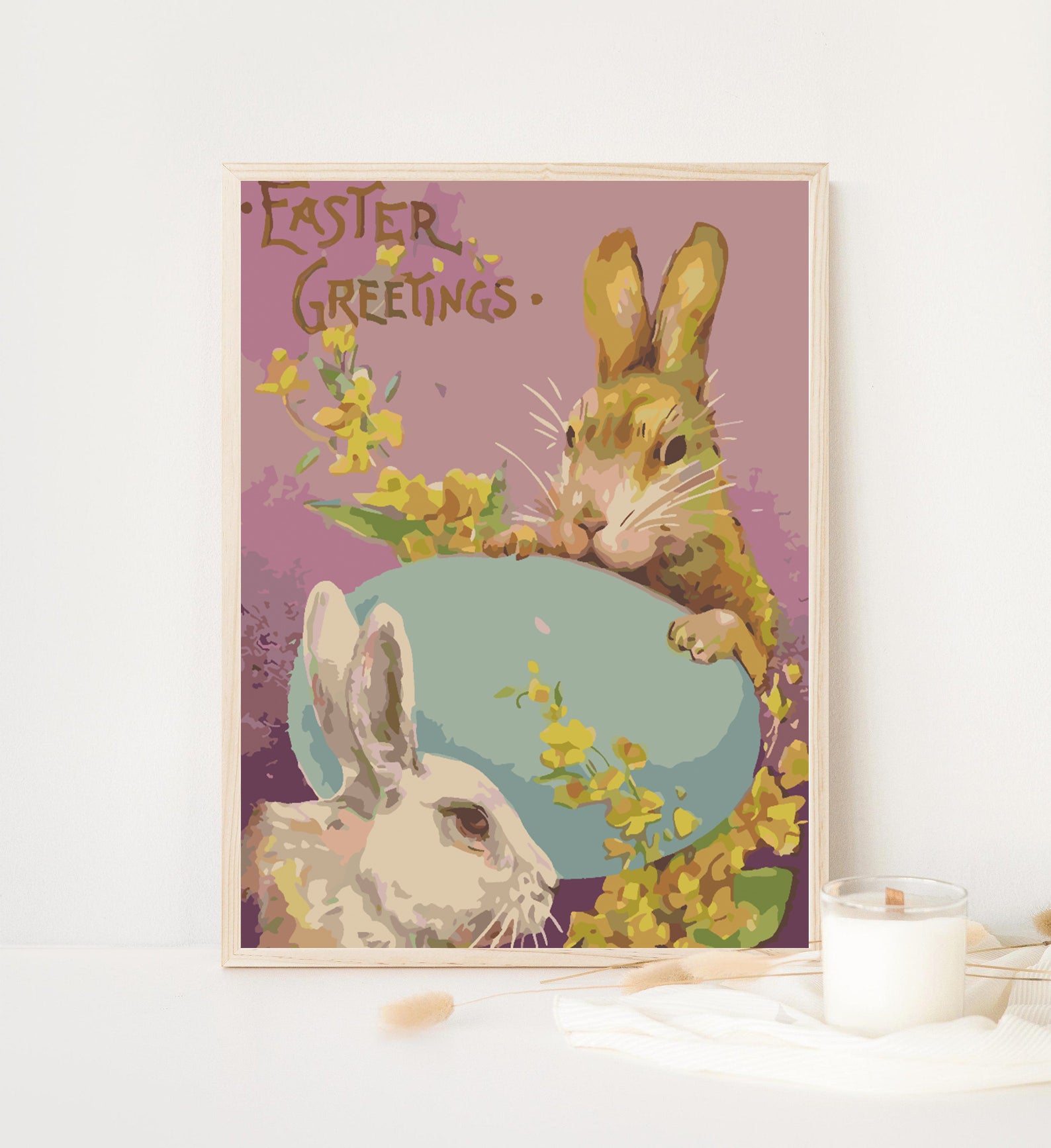 Malen nach Zahlen - Ostergrüße 4274