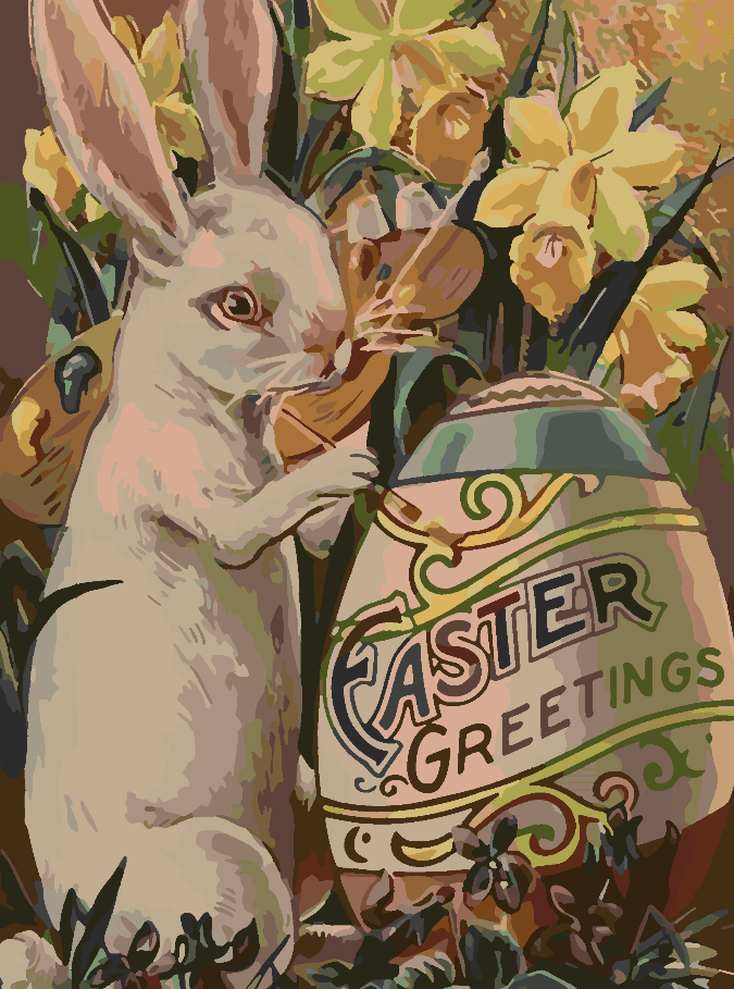 Pictura pe numere - Easter Greetings 4276