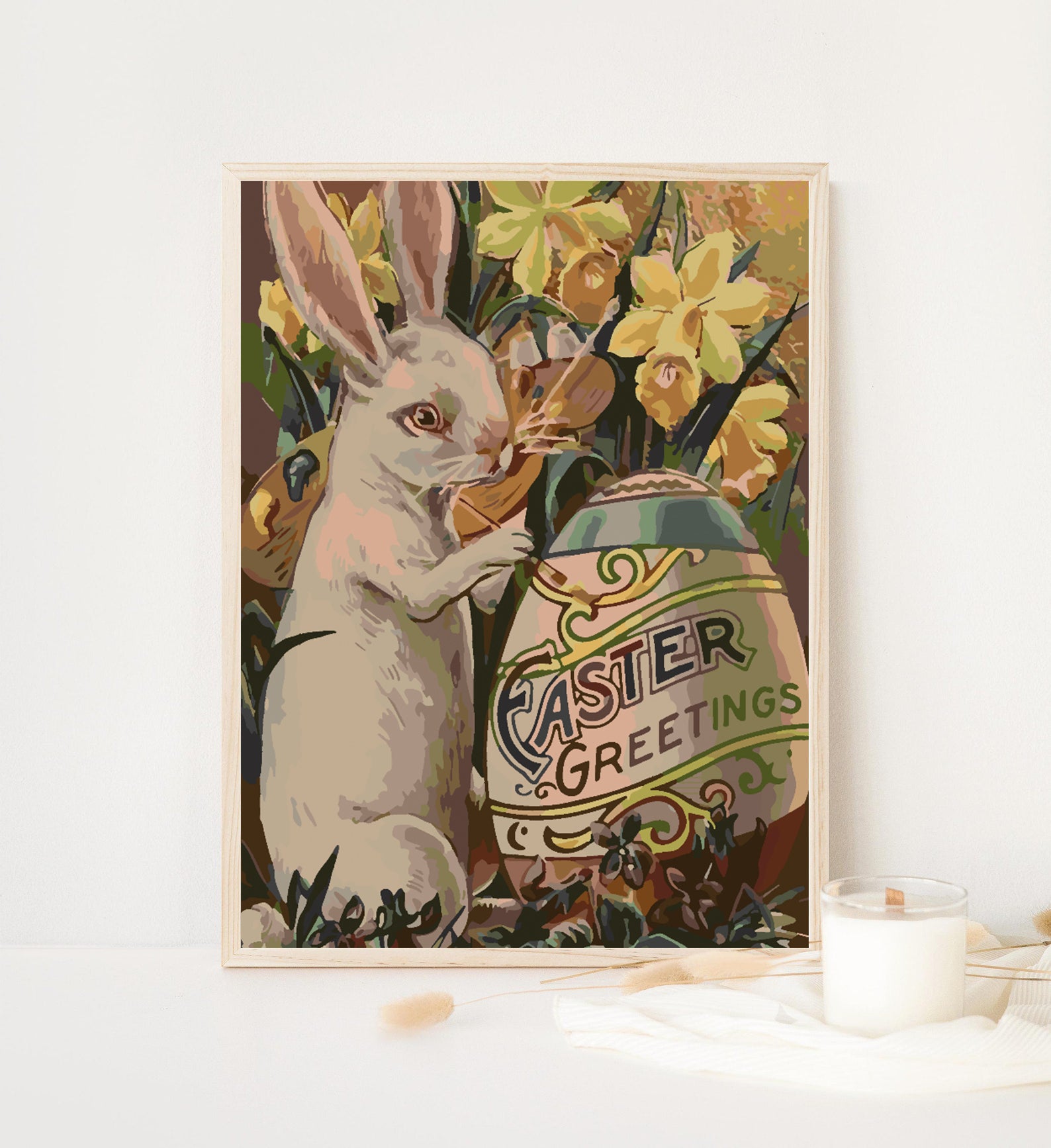 Malen nach Zahlen - Ostergrüße 4276