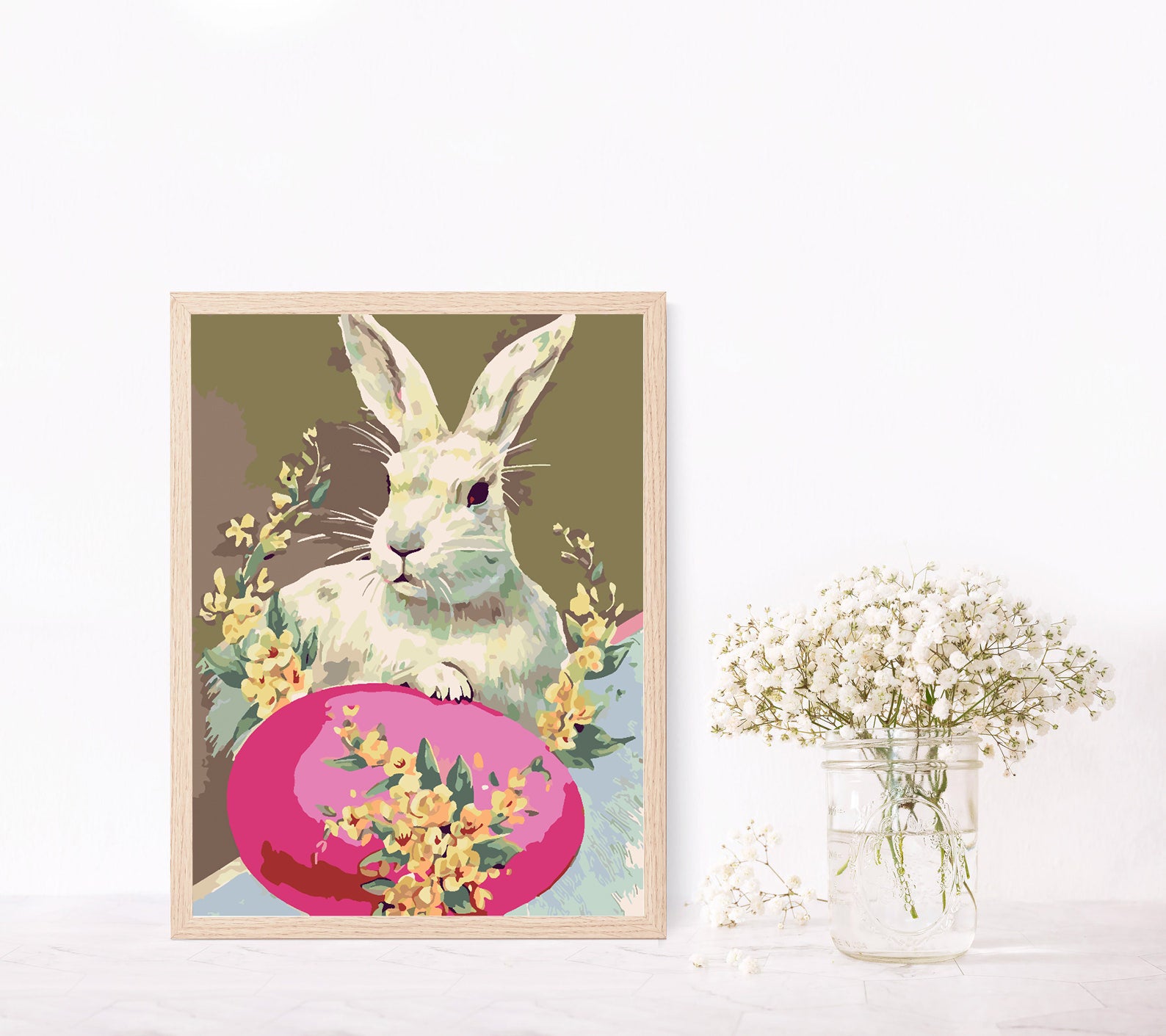 Malen nach Zahlen - Hase 4279