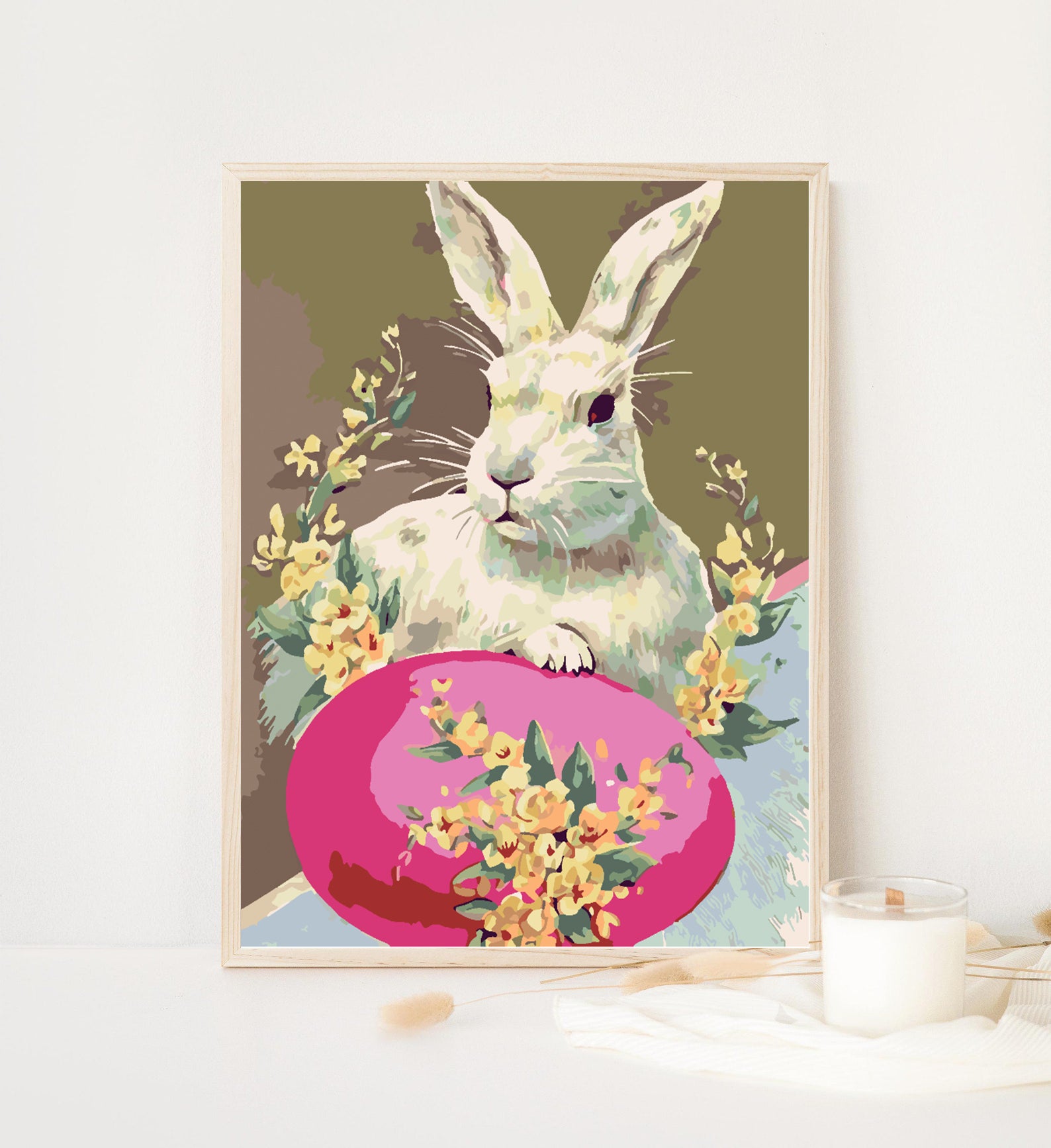 Malen nach Zahlen - Hase 4279