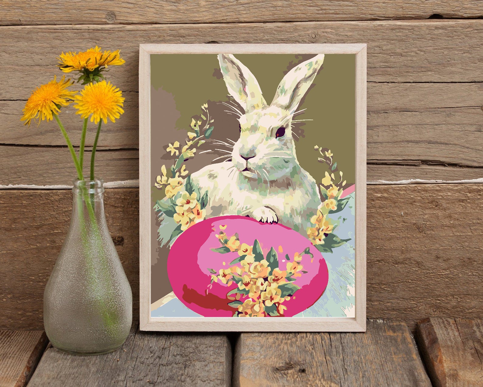 Malen nach Zahlen - Hase 4279